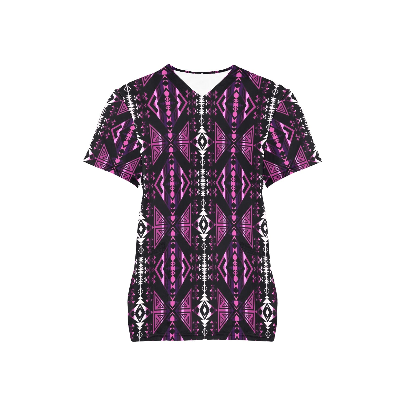 Upstream Expedition Moonlight Shadows All Over Print Scrub Top Scrub Top e-joyer
