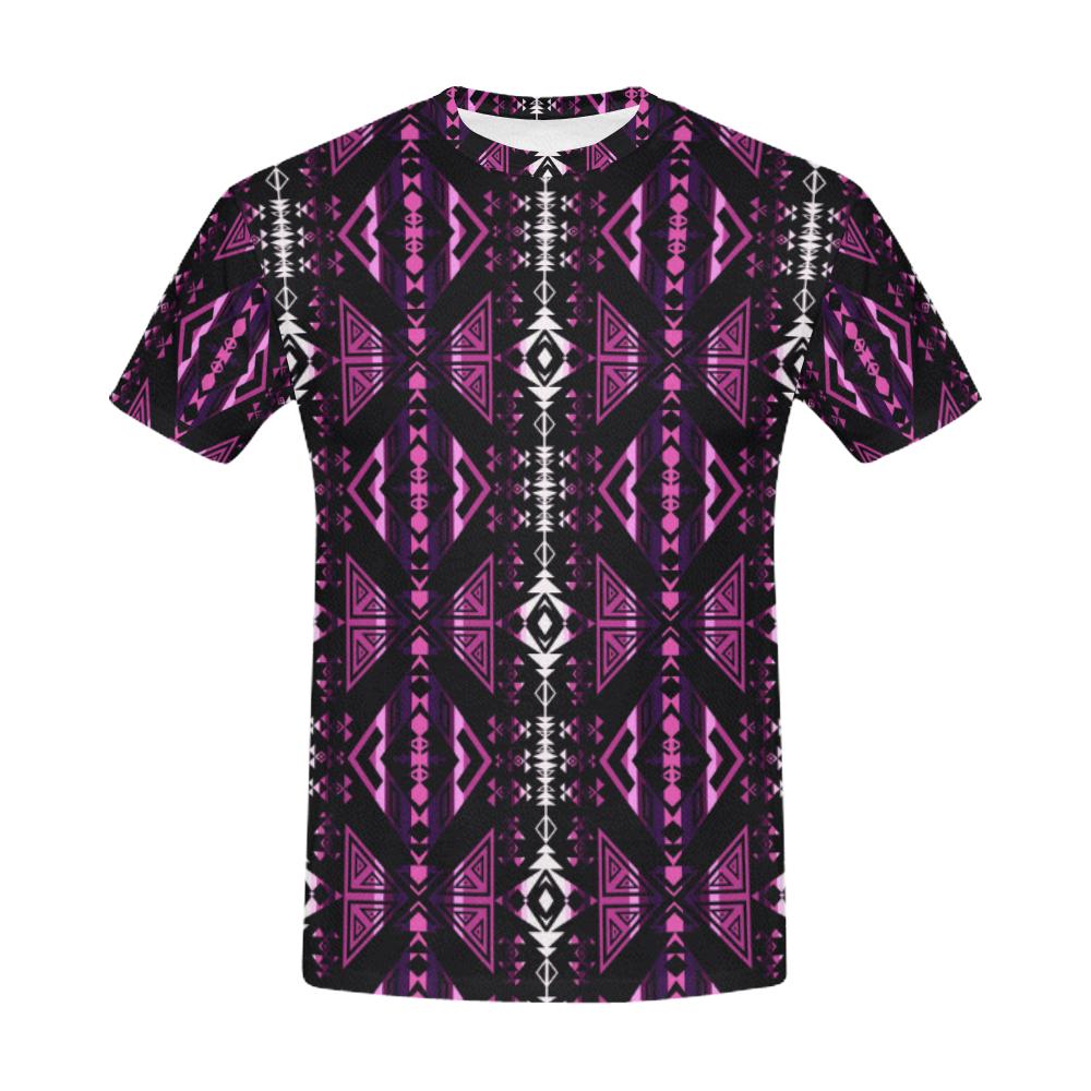 Upstream Expedition Moonlight Shadows All Over Print T-Shirt for Men (USA Size) (Model T40) All Over Print T-Shirt for Men (T40) e-joyer