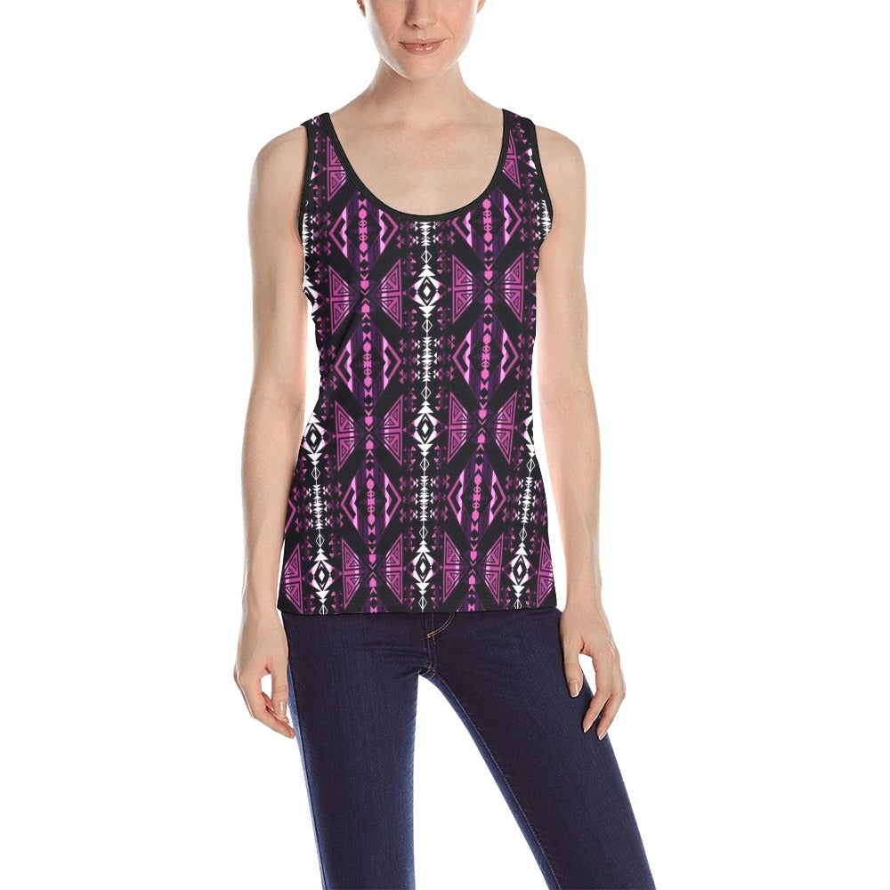 Upstream Expedition Moonlight Shadows All Over Print Tank Top for Women (Model T43) All Over Print Tank Top for Women (T43) e-joyer