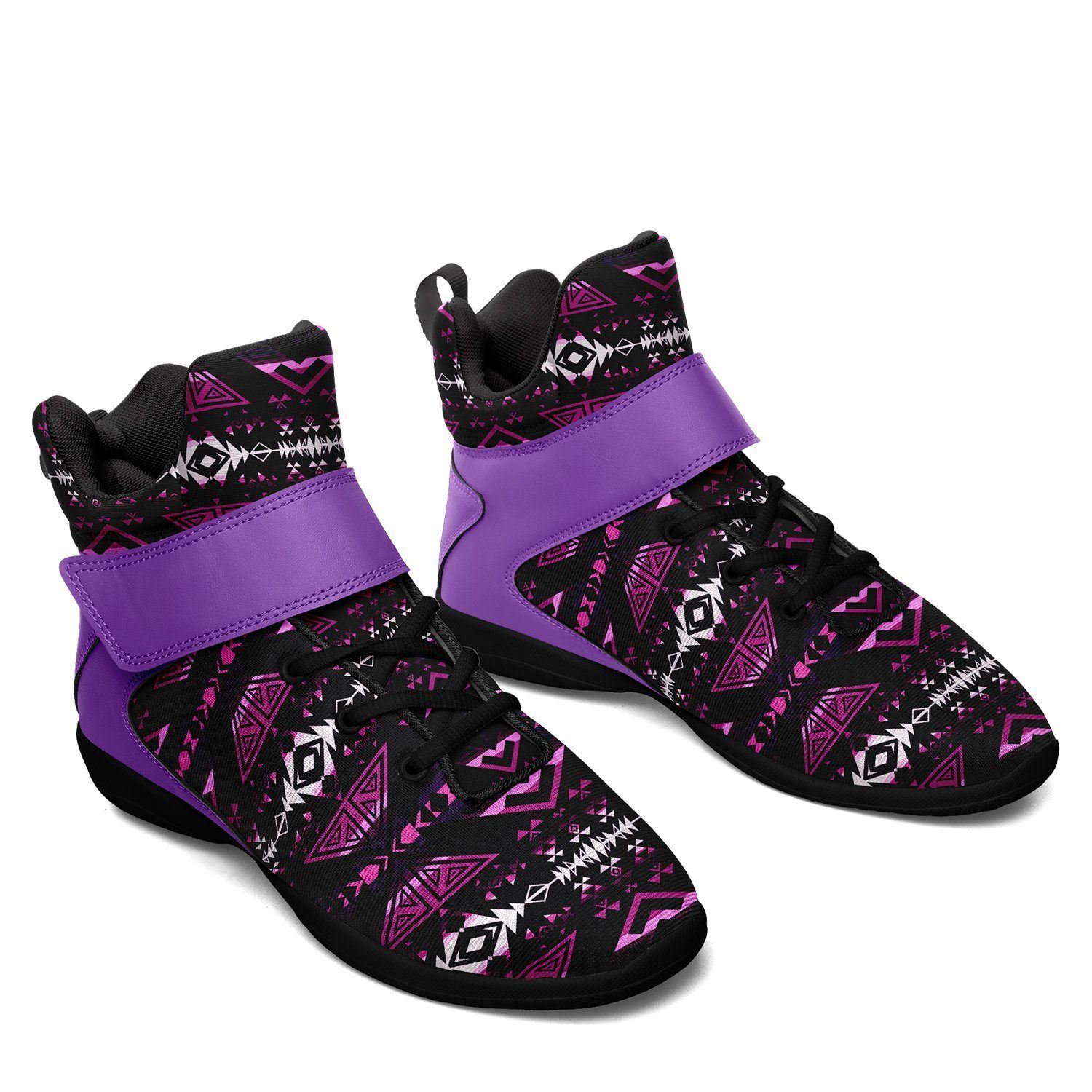 Upstream Expedition Moonlight Shadows Ipottaa Basketball / Sport High Top Shoes - Black Sole 49 Dzine