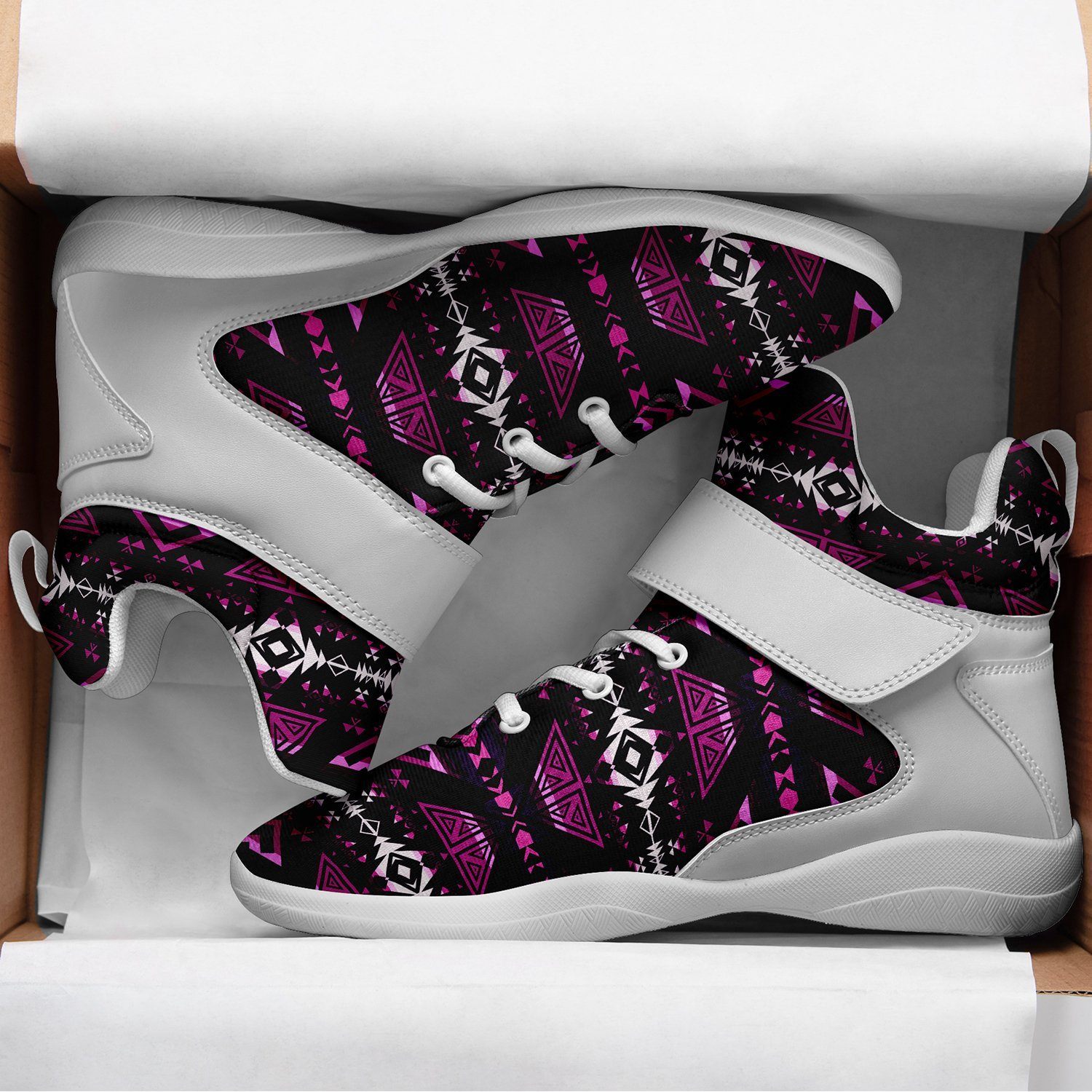 Upstream Expedition Moonlight Shadows Ipottaa Basketball / Sport High Top Shoes - White Sole 49 Dzine