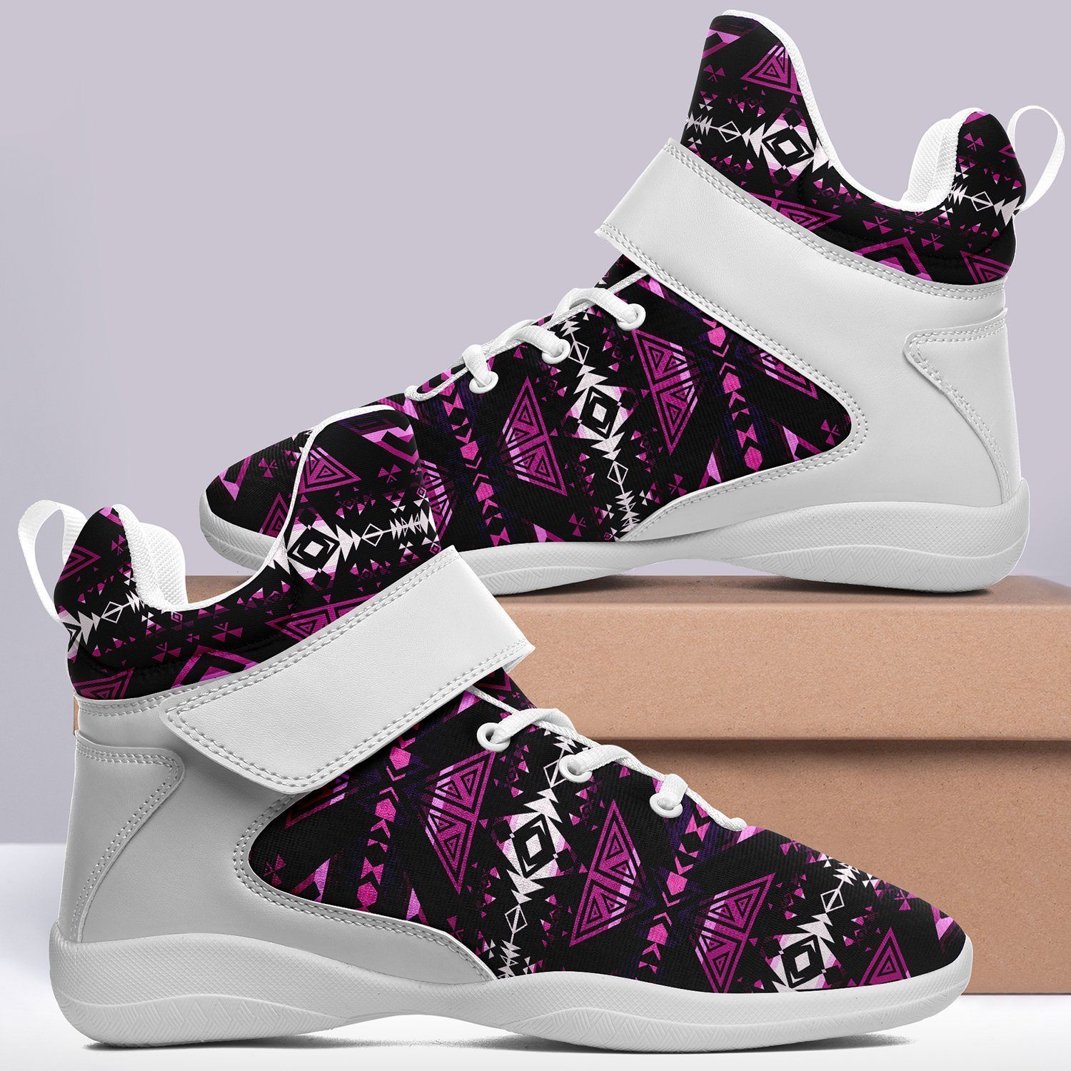 Upstream Expedition Moonlight Shadows Ipottaa Basketball / Sport High Top Shoes - White Sole 49 Dzine