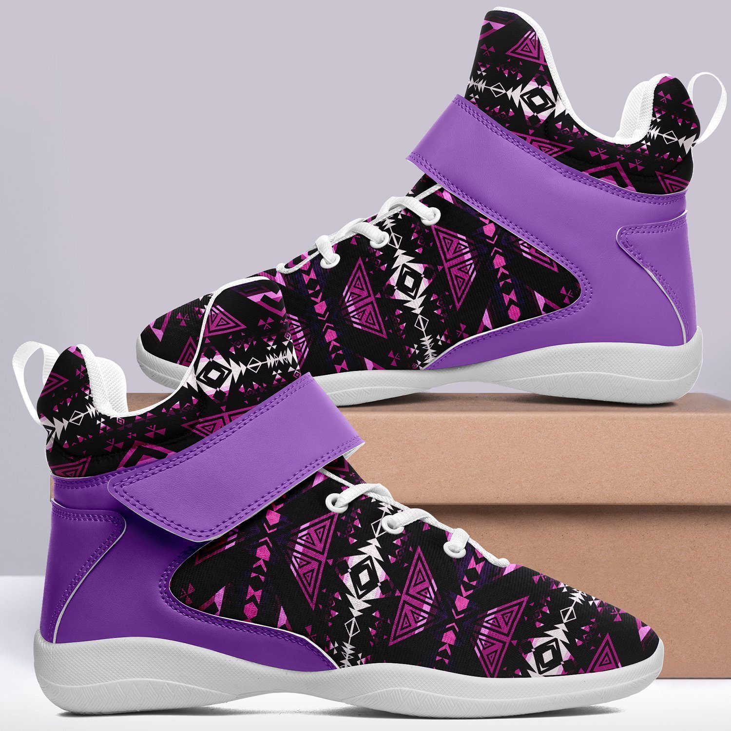 Upstream Expedition Moonlight Shadows Ipottaa Basketball / Sport High Top Shoes - White Sole 49 Dzine