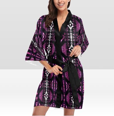 Upstream Expedition Moonlight Shadows Kimono Robe Artsadd