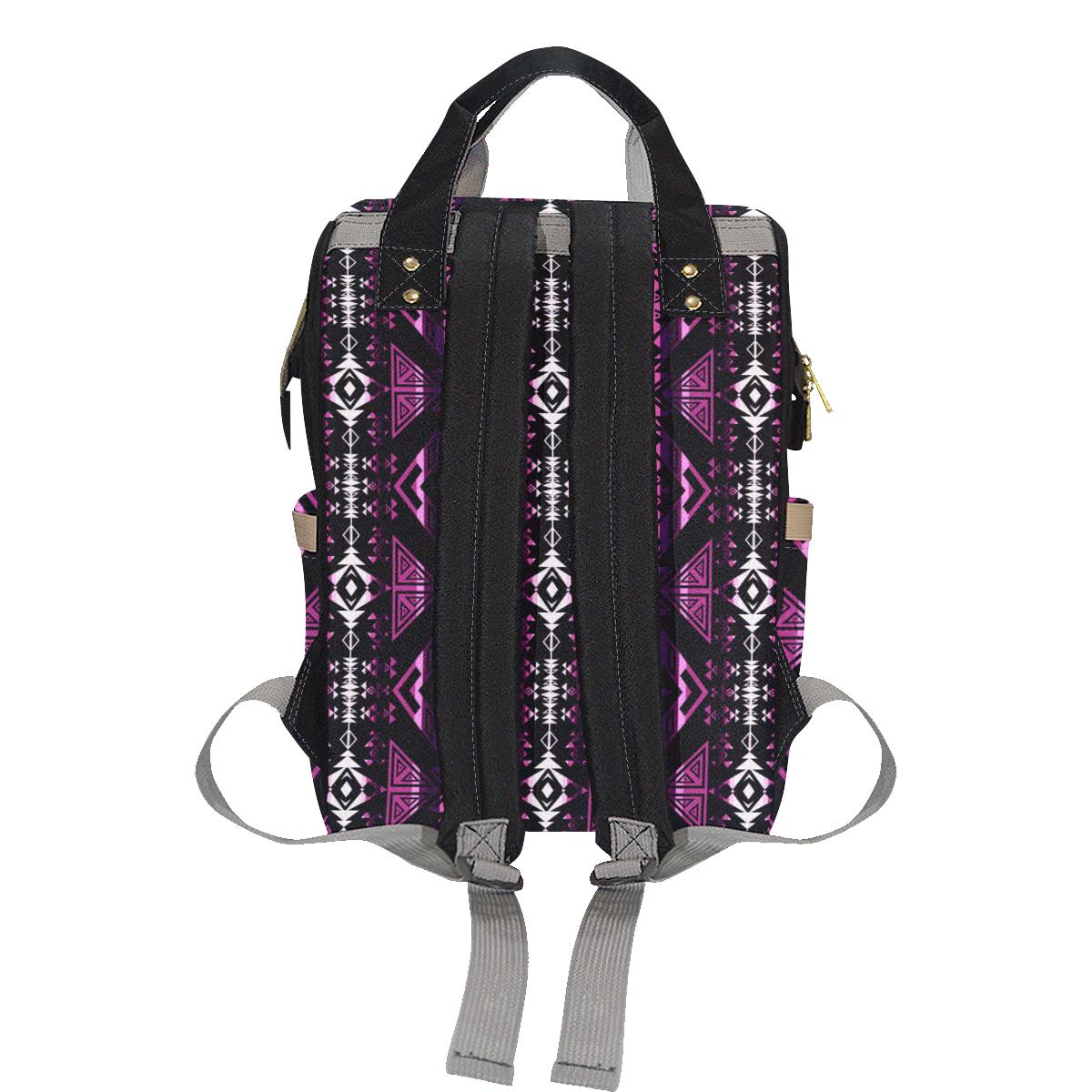 Upstream Expedition Moonlight Shadows Multi-Function Diaper Backpack (Model 1688) Diaper Backpack (1688) e-joyer