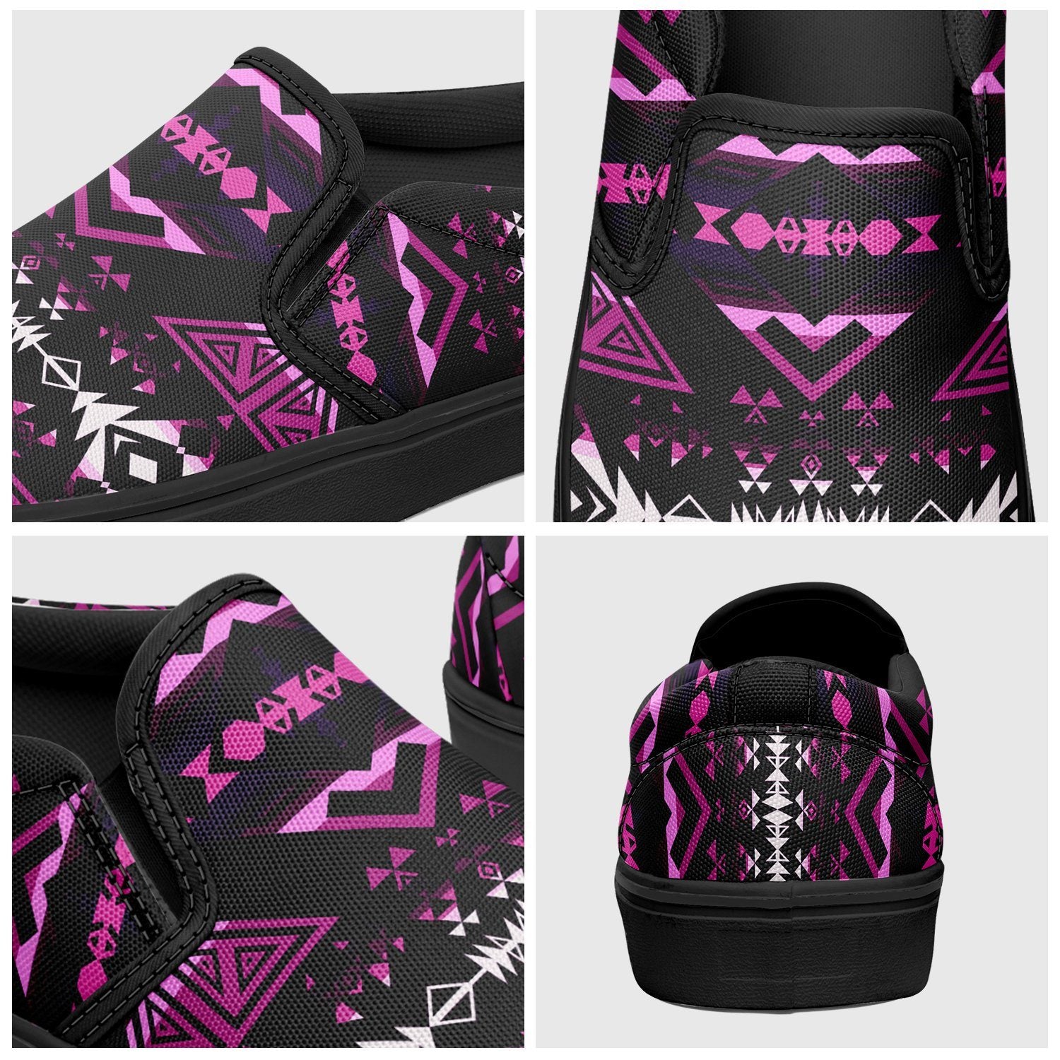 Upstream Expedition Moonlight Shadows Otoyimm Kid's Canvas Slip On Shoes 49 Dzine