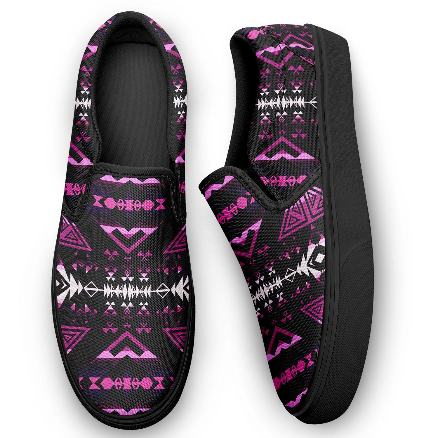 Upstream Expedition Moonlight Shadows Otoyimm Kid's Canvas Slip On Shoes 49 Dzine