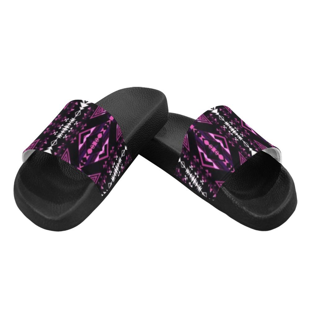 Upstream Expedition Moonlight Shadows Women's Slide Sandals (Model 057) Women's Slide Sandals (057) e-joyer