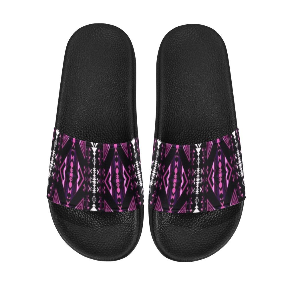 Upstream Expedition Moonlight Shadows Women's Slide Sandals (Model 057) Women's Slide Sandals (057) e-joyer