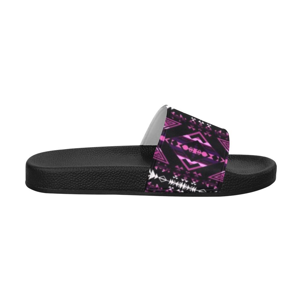 Upstream Expedition Moonlight Shadows Women's Slide Sandals (Model 057) Women's Slide Sandals (057) e-joyer