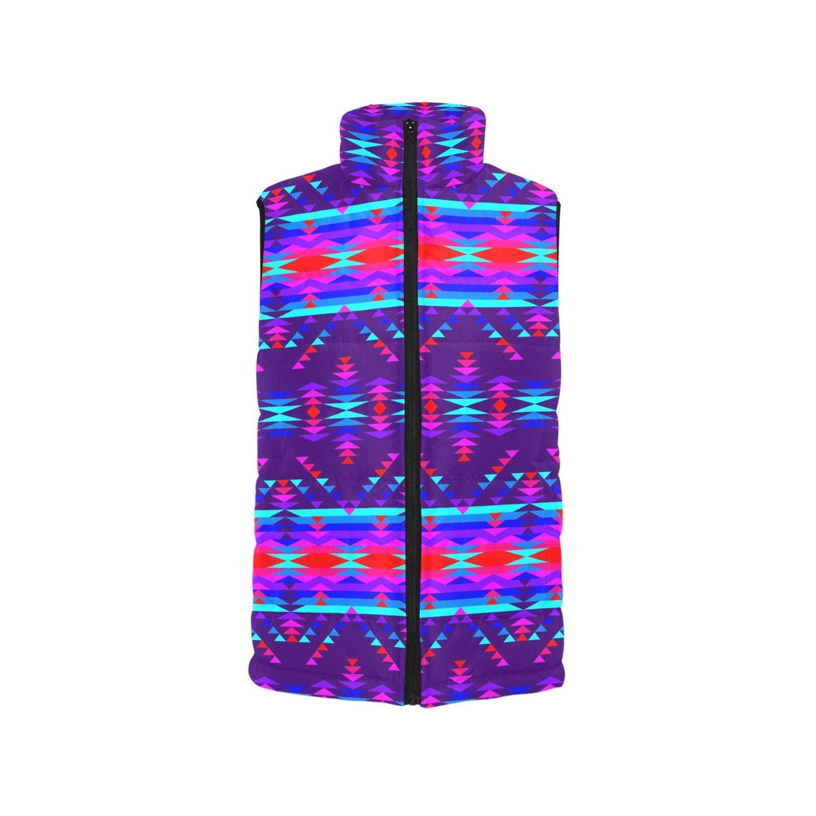 Vision of Peace Men's Padded Vest Jacket (Model H44) Men's Padded Vest Jacket (H44) e-joyer