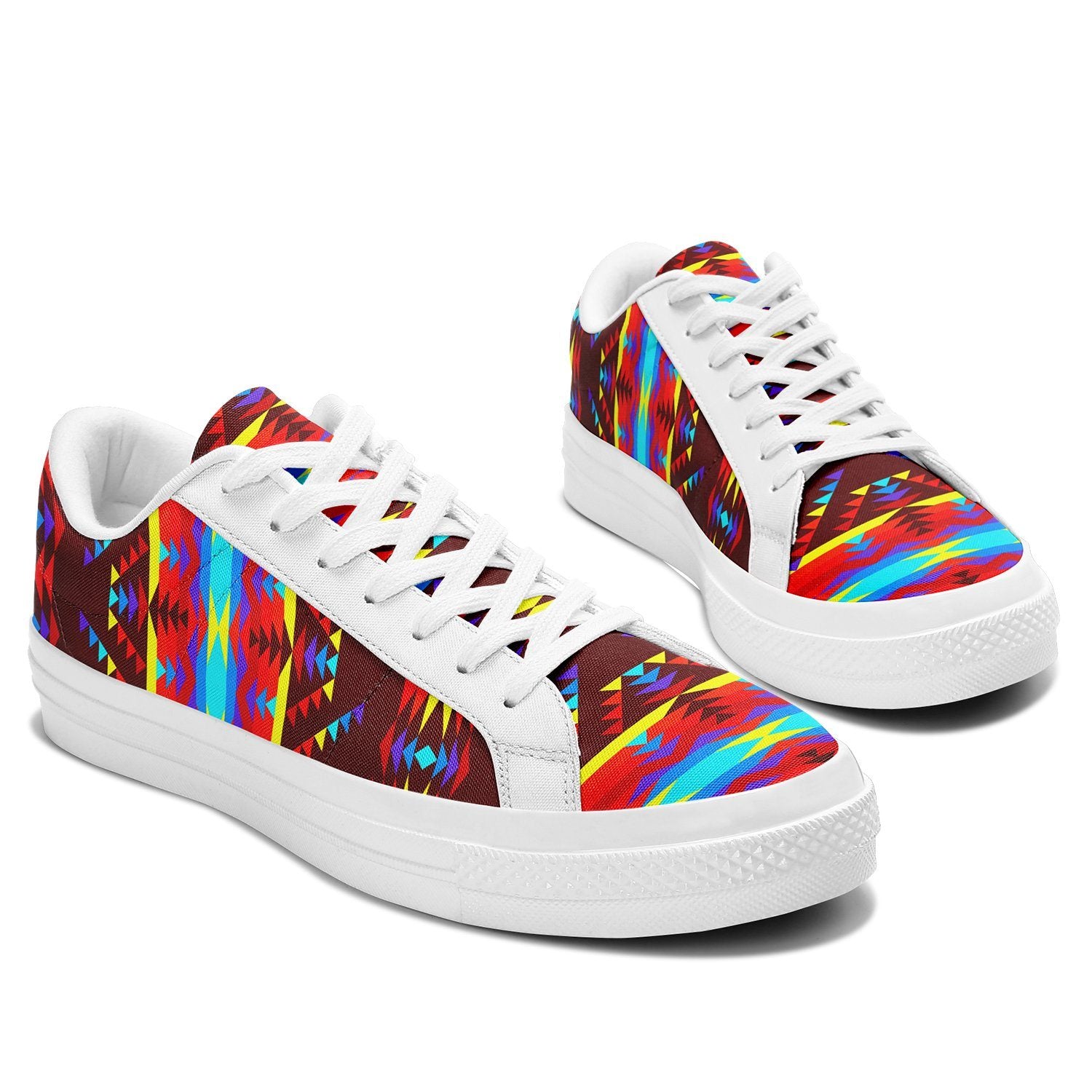 Visions of Lasting Peace Aapisi Low Top Canvas Shoes White Sole 49 Dzine