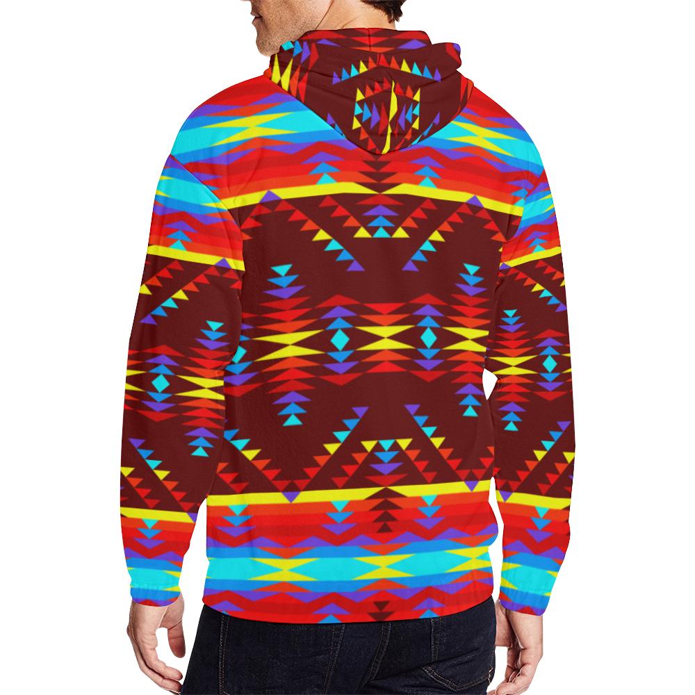 Visions of Lasting Peace All Over Print Full Zip Hoodie for Men (Model H14) All Over Print Full Zip Hoodie for Men (H14) e-joyer