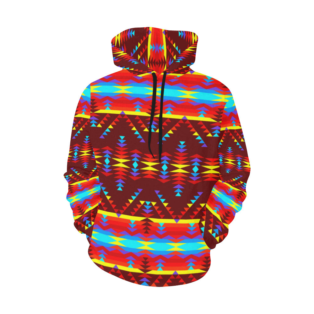 Visions of Lasting Peace All Over Print Hoodie for Women (USA Size) (Model H13) Hoodie e-joyer