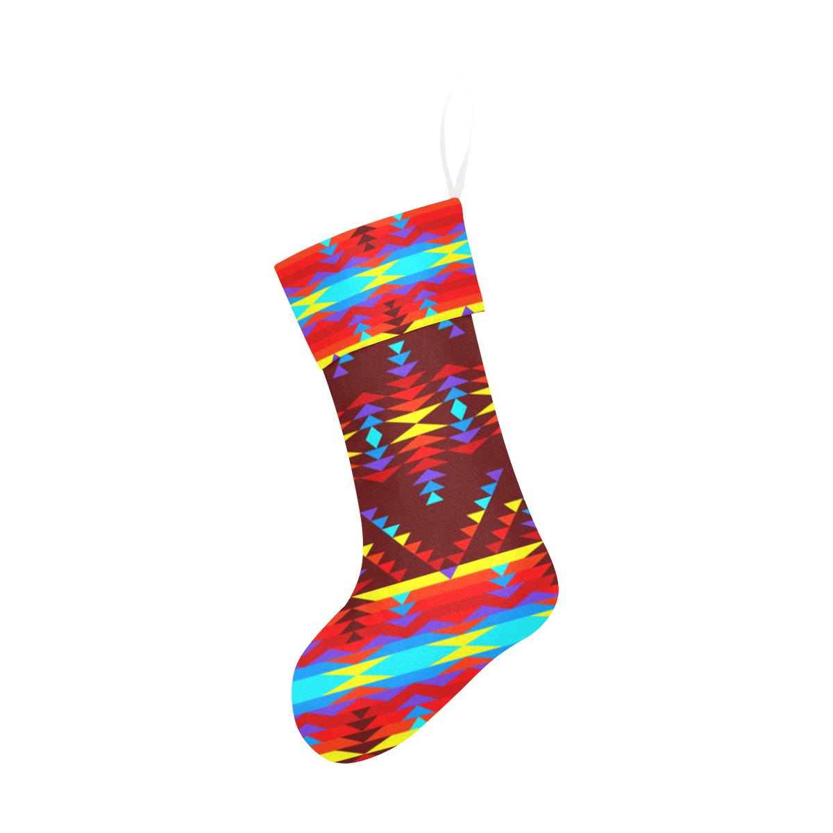 Visions of Lasting Peace Christmas Stocking holiday stocking e-joyer