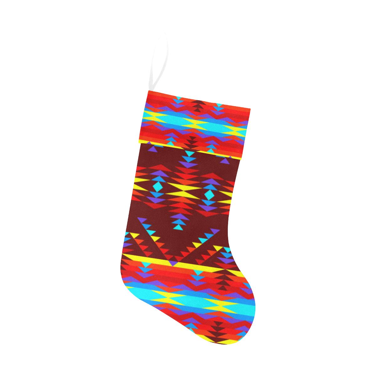 Visions of Lasting Peace Christmas Stocking holiday stocking e-joyer