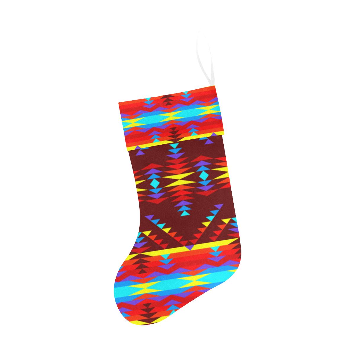 Visions of Lasting Peace Christmas Stocking holiday stocking e-joyer