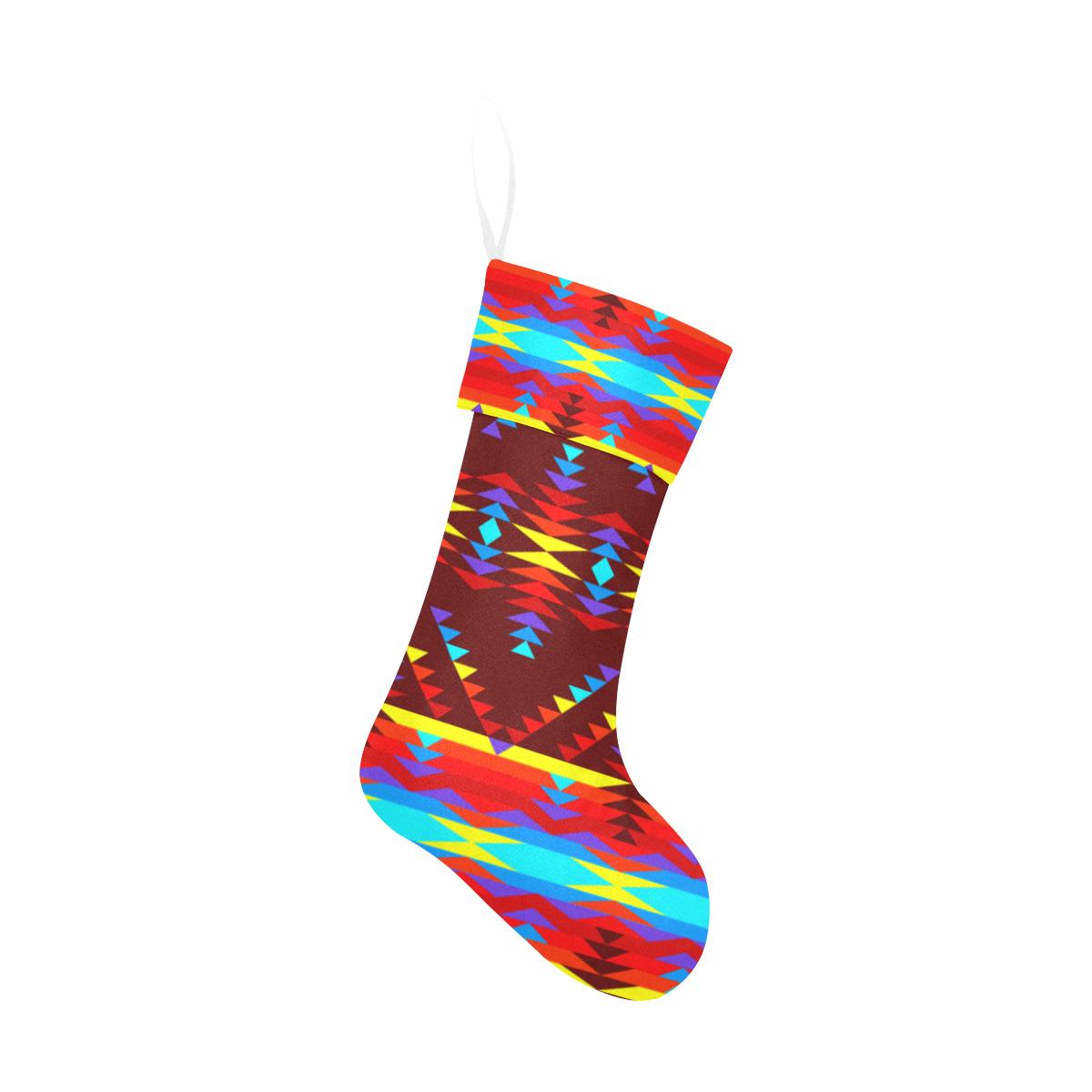 Visions of Lasting Peace Christmas Stocking holiday stocking e-joyer