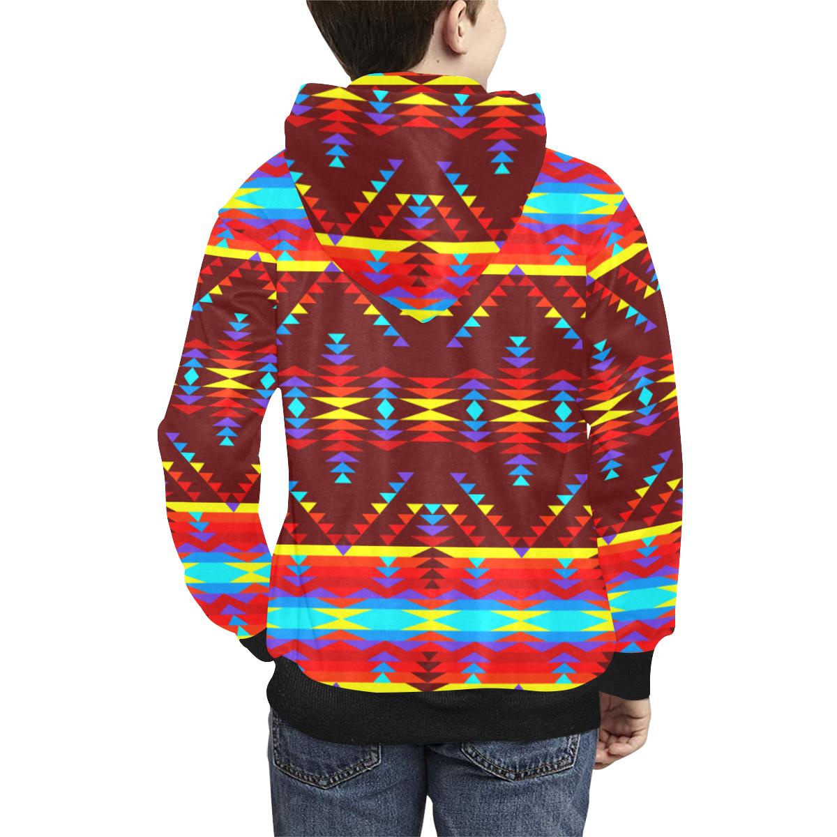 Visions of Lasting Peace Kids' All Over Print Hoodie (Model H38) Kids' AOP Hoodie (H38) e-joyer