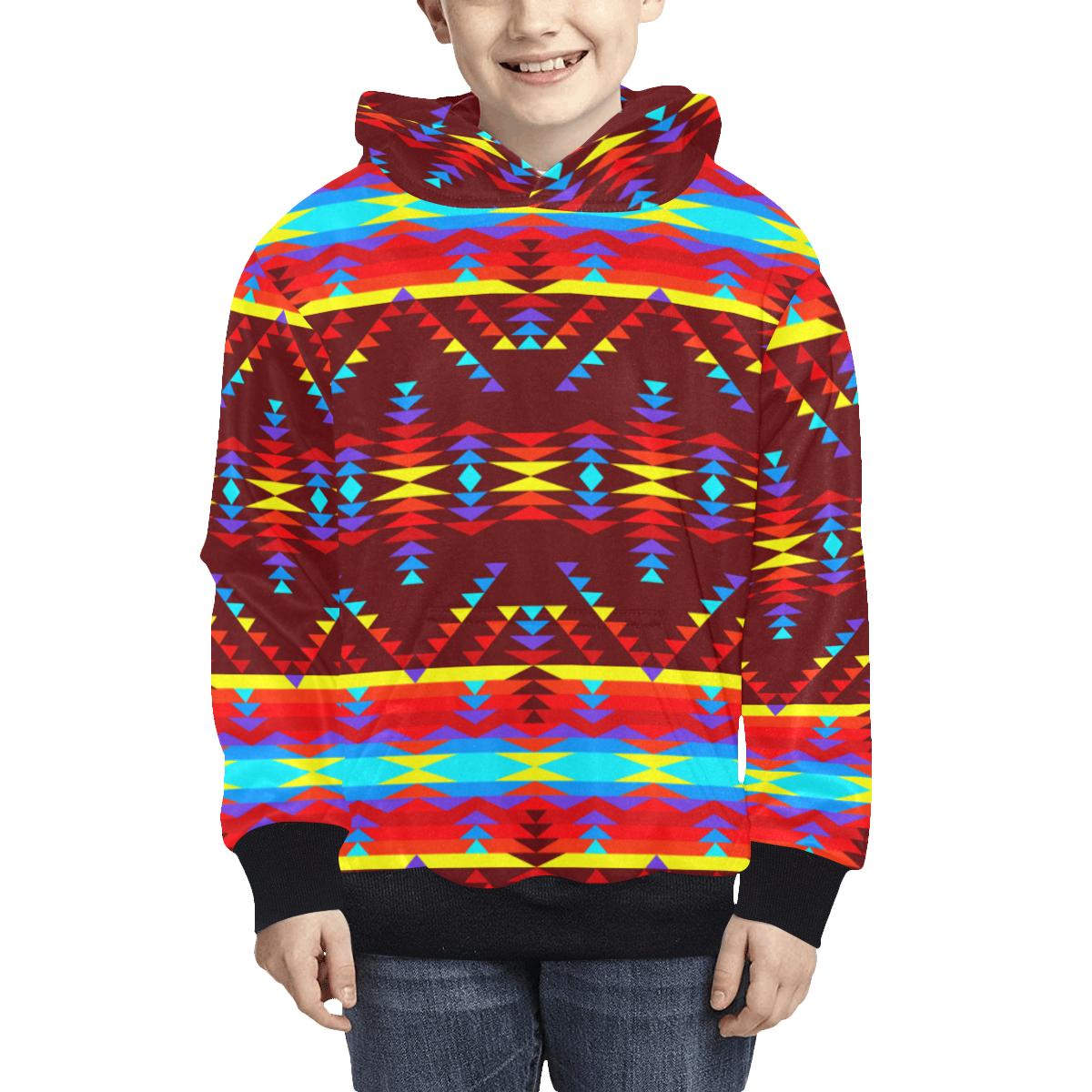 Visions of Lasting Peace Kids' All Over Print Hoodie (Model H38) Kids' AOP Hoodie (H38) e-joyer