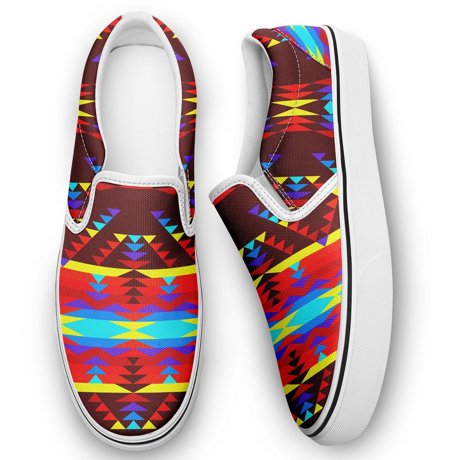 Visions of Lasting Peace Otoyimm Canvas Slip On Shoes 49 Dzine