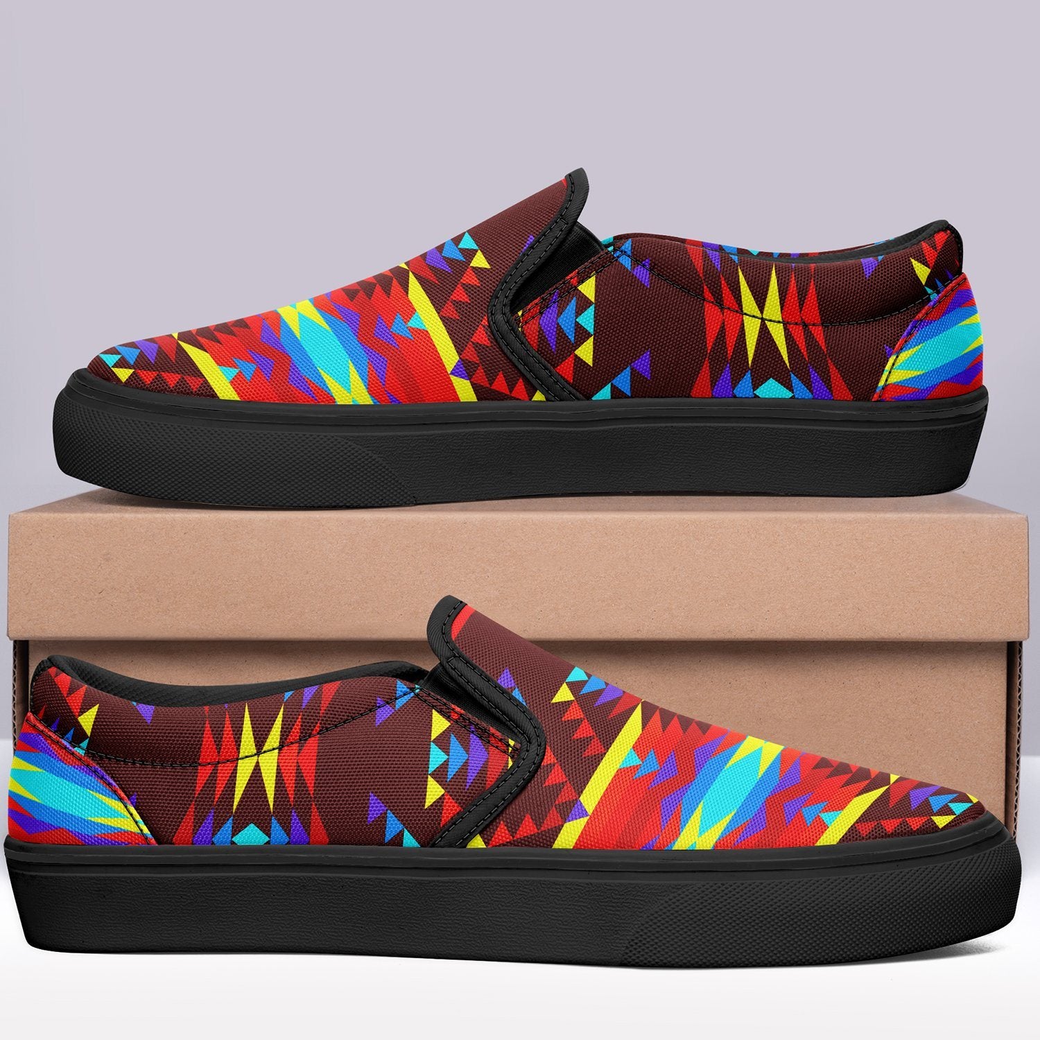 Visions of Lasting Peace Otoyimm Canvas Slip On Shoes 49 Dzine