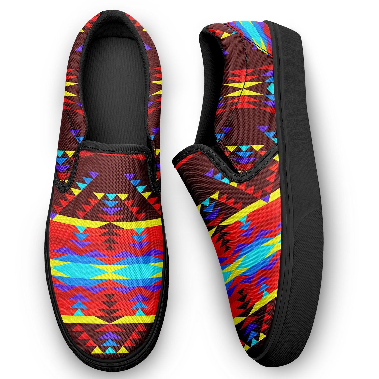 Visions of Lasting Peace Otoyimm Canvas Slip On Shoes 49 Dzine