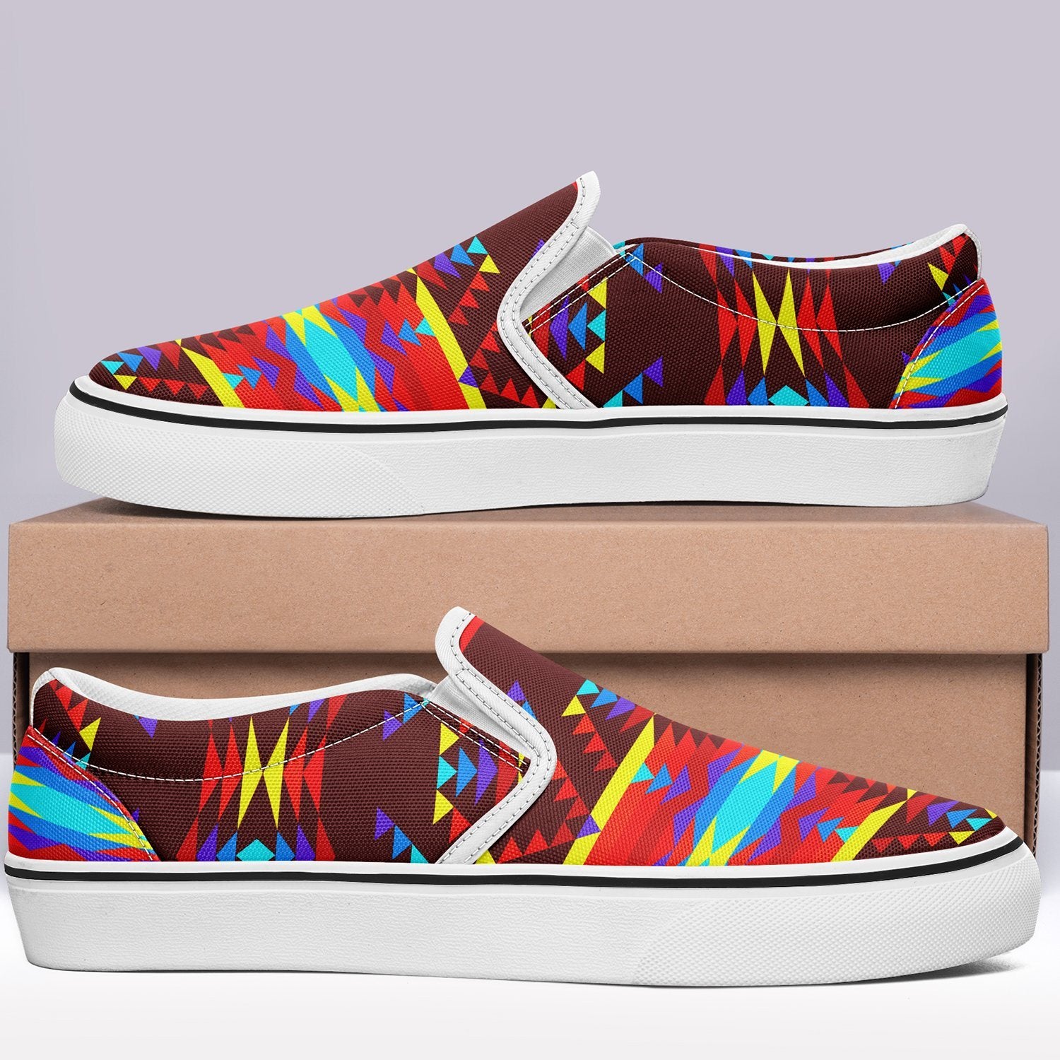 Visions of Lasting Peace Otoyimm Canvas Slip On Shoes 49 Dzine