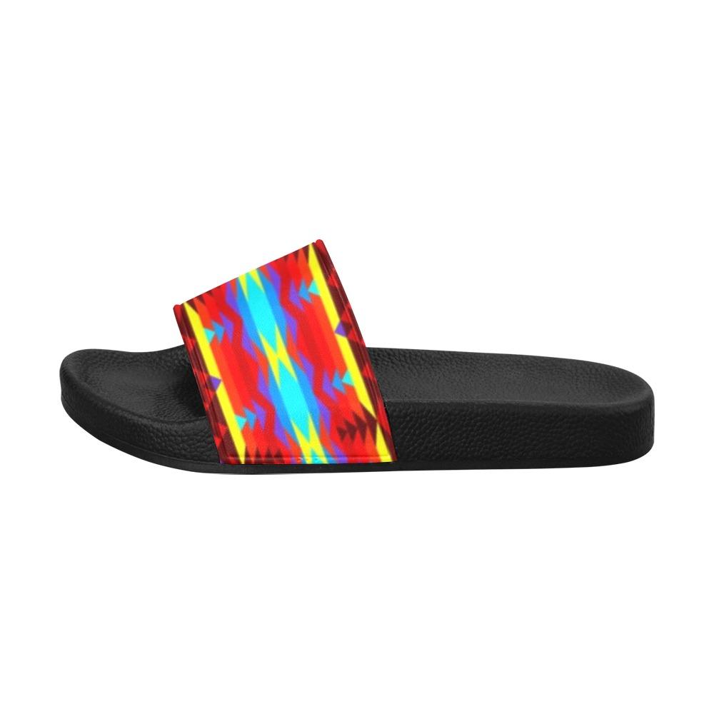 Visions of Lasting Peace Women's Slide Sandals (Model 057) Women's Slide Sandals (057) e-joyer