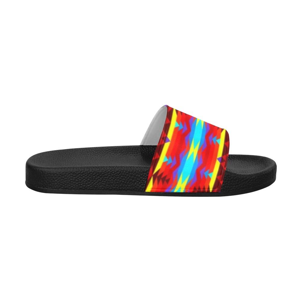 Visions of Lasting Peace Women's Slide Sandals (Model 057) Women's Slide Sandals (057) e-joyer