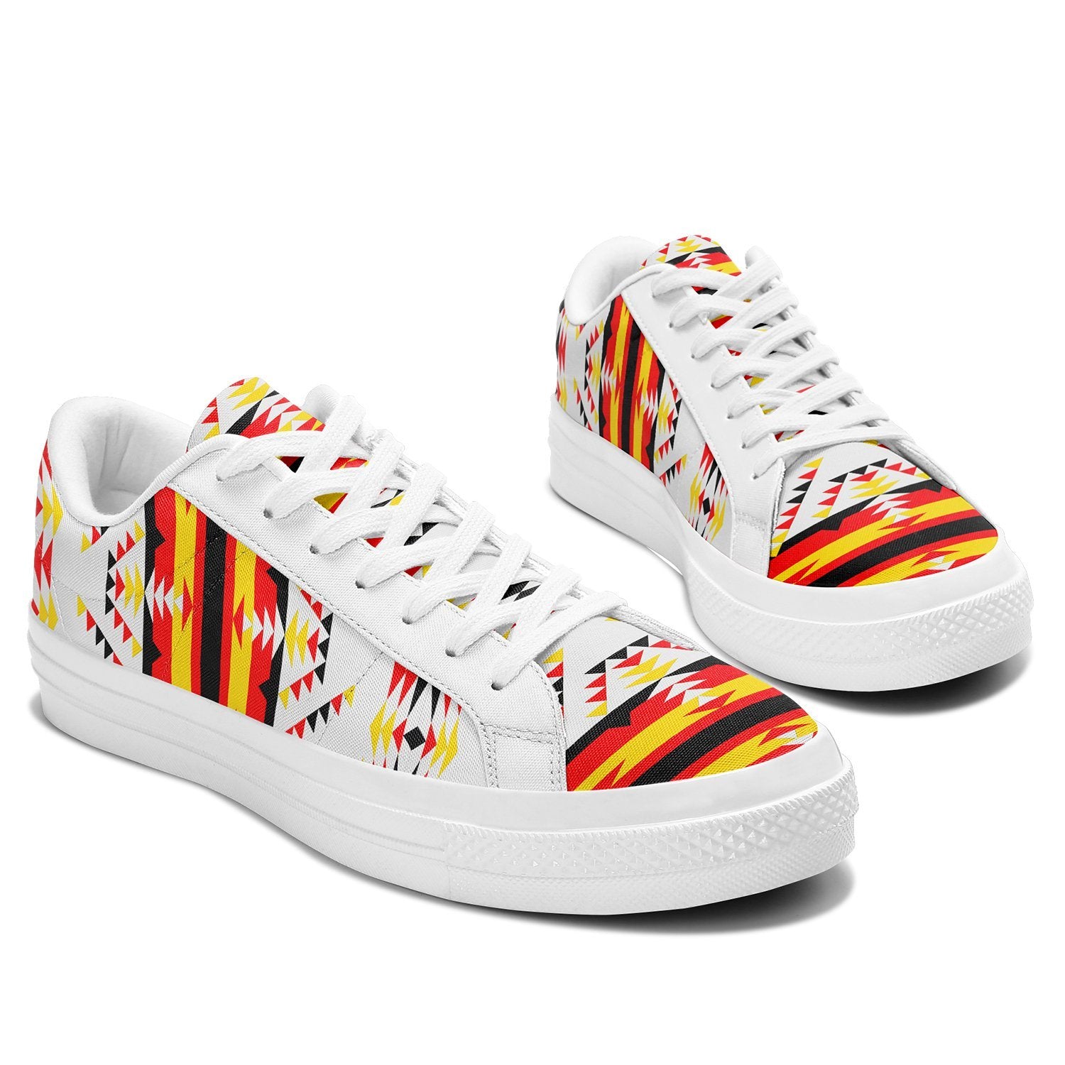 Visions of Peace Directions Aapisi Low Top Canvas Shoes White Sole 49 Dzine