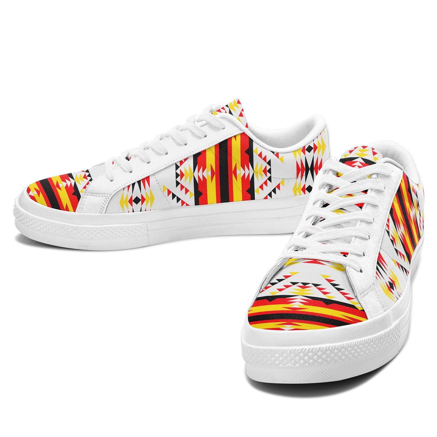 Visions of Peace Directions Aapisi Low Top Canvas Shoes White Sole 49 Dzine