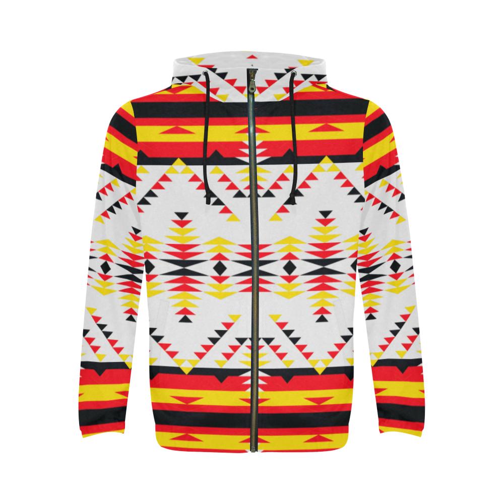 Visions of Peace Directions All Over Print Full Zip Hoodie for Men (Model H14) All Over Print Full Zip Hoodie for Men (H14) e-joyer