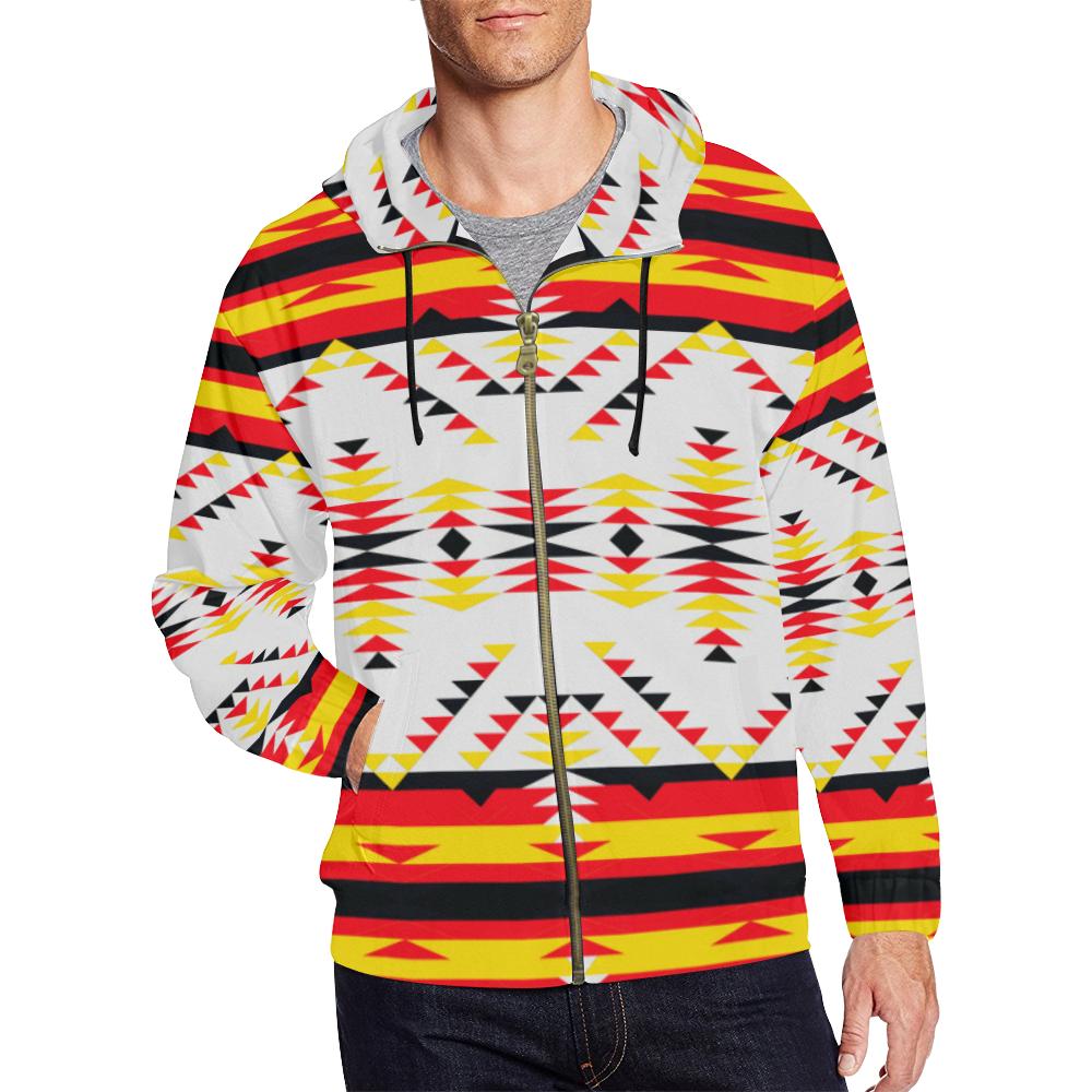 Visions of Peace Directions All Over Print Full Zip Hoodie for Men (Model H14) All Over Print Full Zip Hoodie for Men (H14) e-joyer