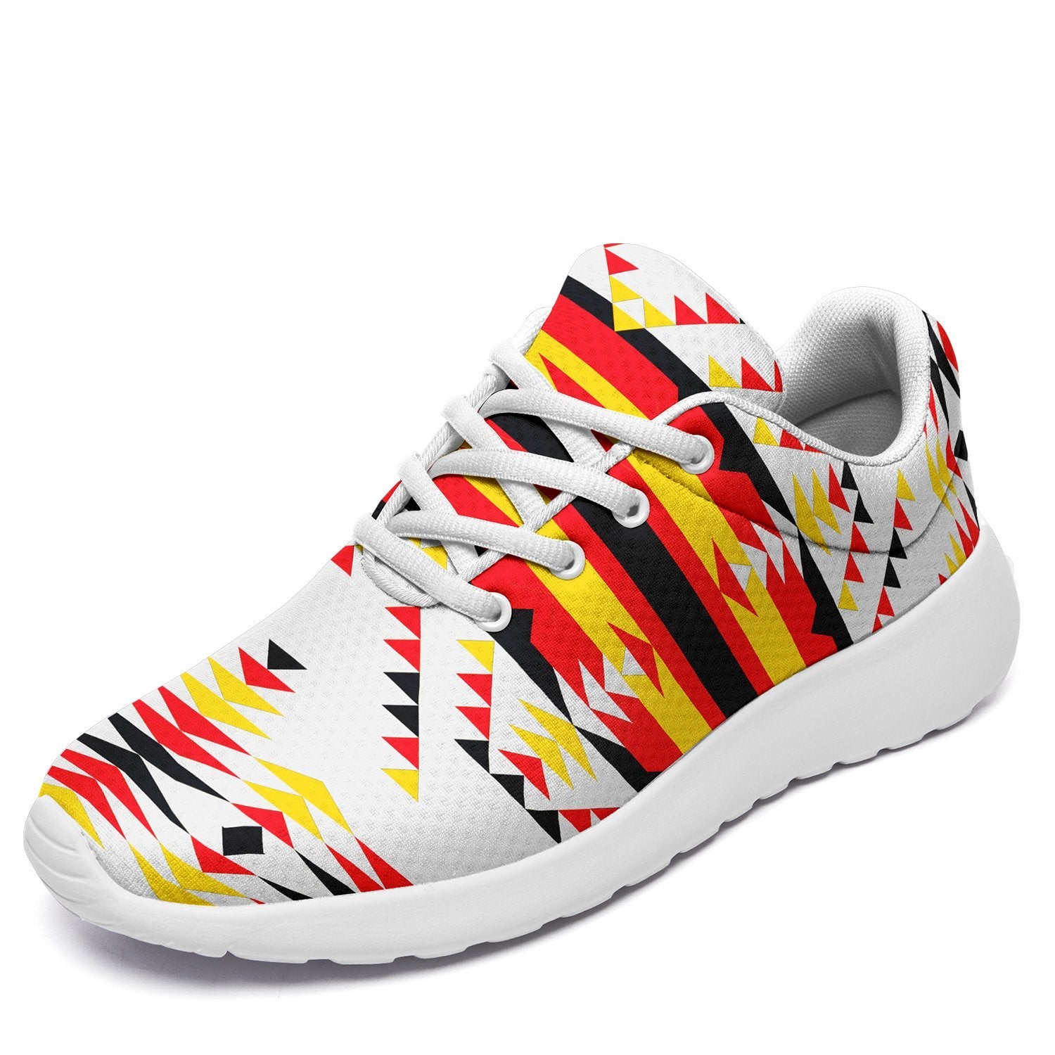 Visions of Peace Directions Ikkaayi Sport Sneakers 49 Dzine US Women 4.5 / US Youth 3.5 / EUR 35 White Sole