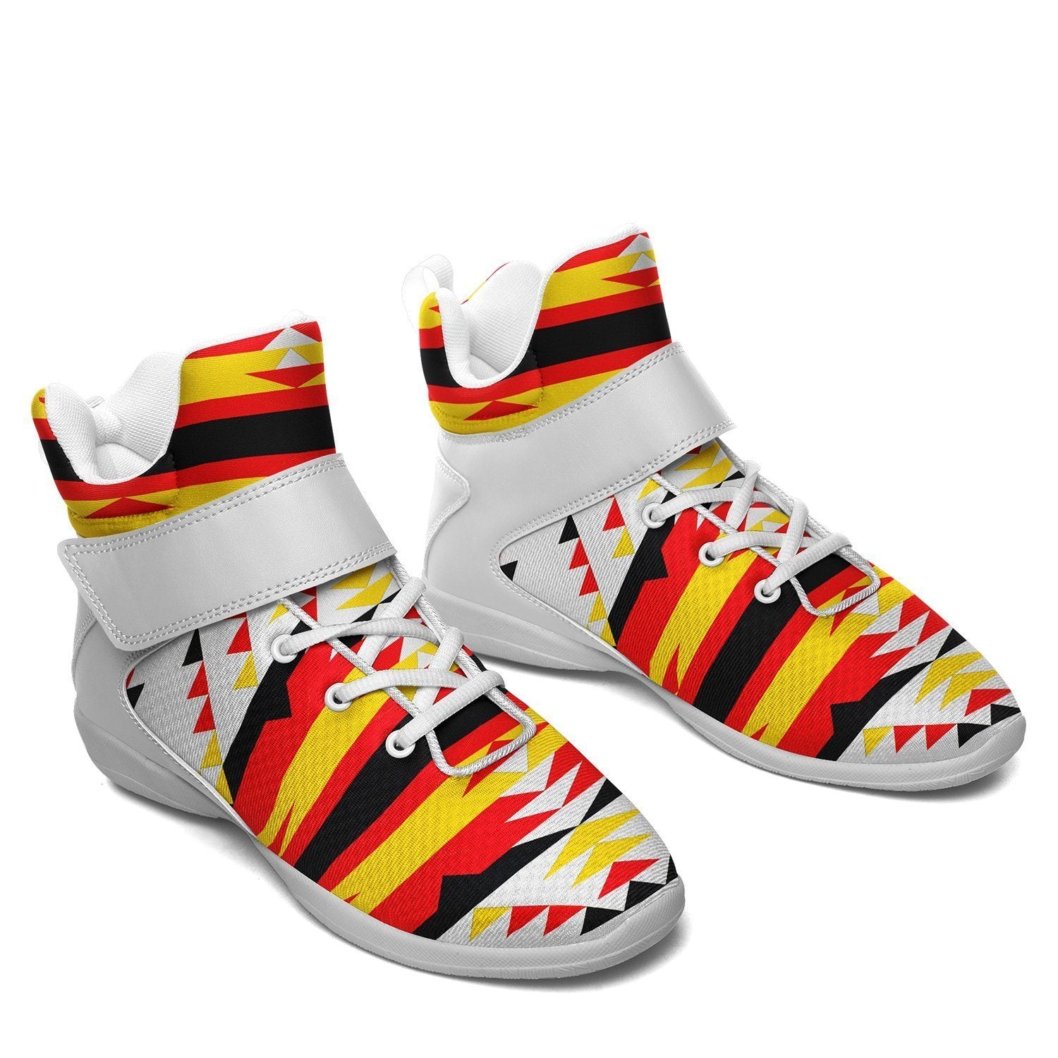 Visions of Peace Directions Ipottaa Basketball / Sport High Top Shoes - White Sole 49 Dzine