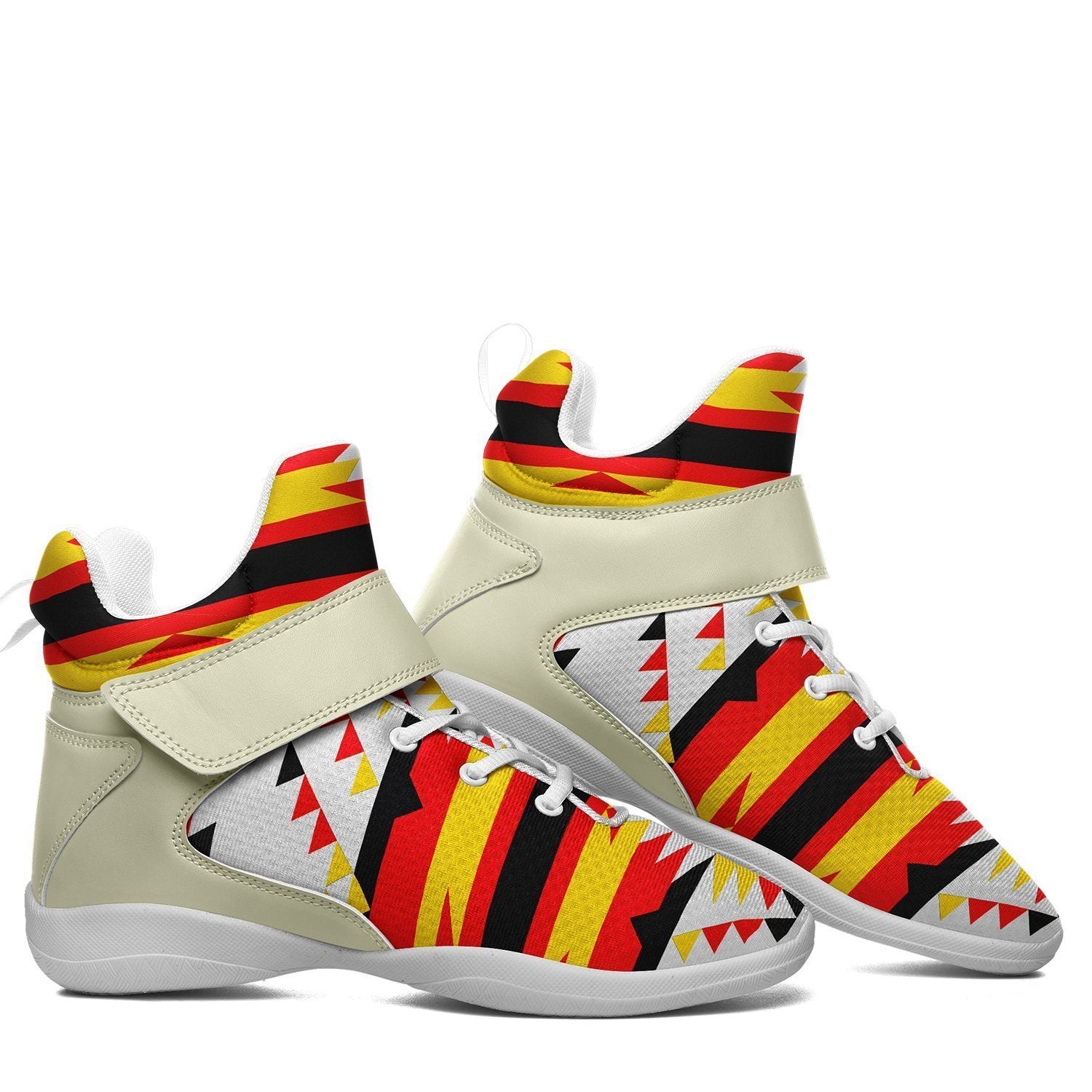 Visions of Peace Directions Ipottaa Basketball / Sport High Top Shoes - White Sole 49 Dzine