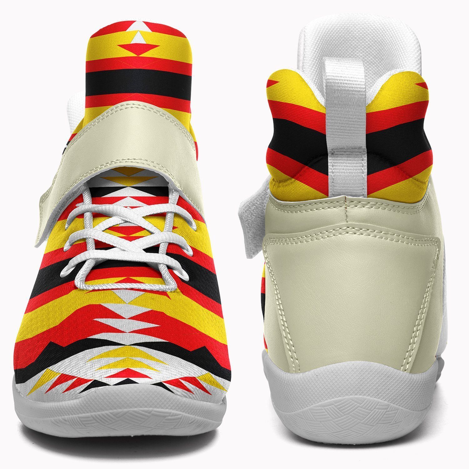 Visions of Peace Directions Ipottaa Basketball / Sport High Top Shoes - White Sole 49 Dzine