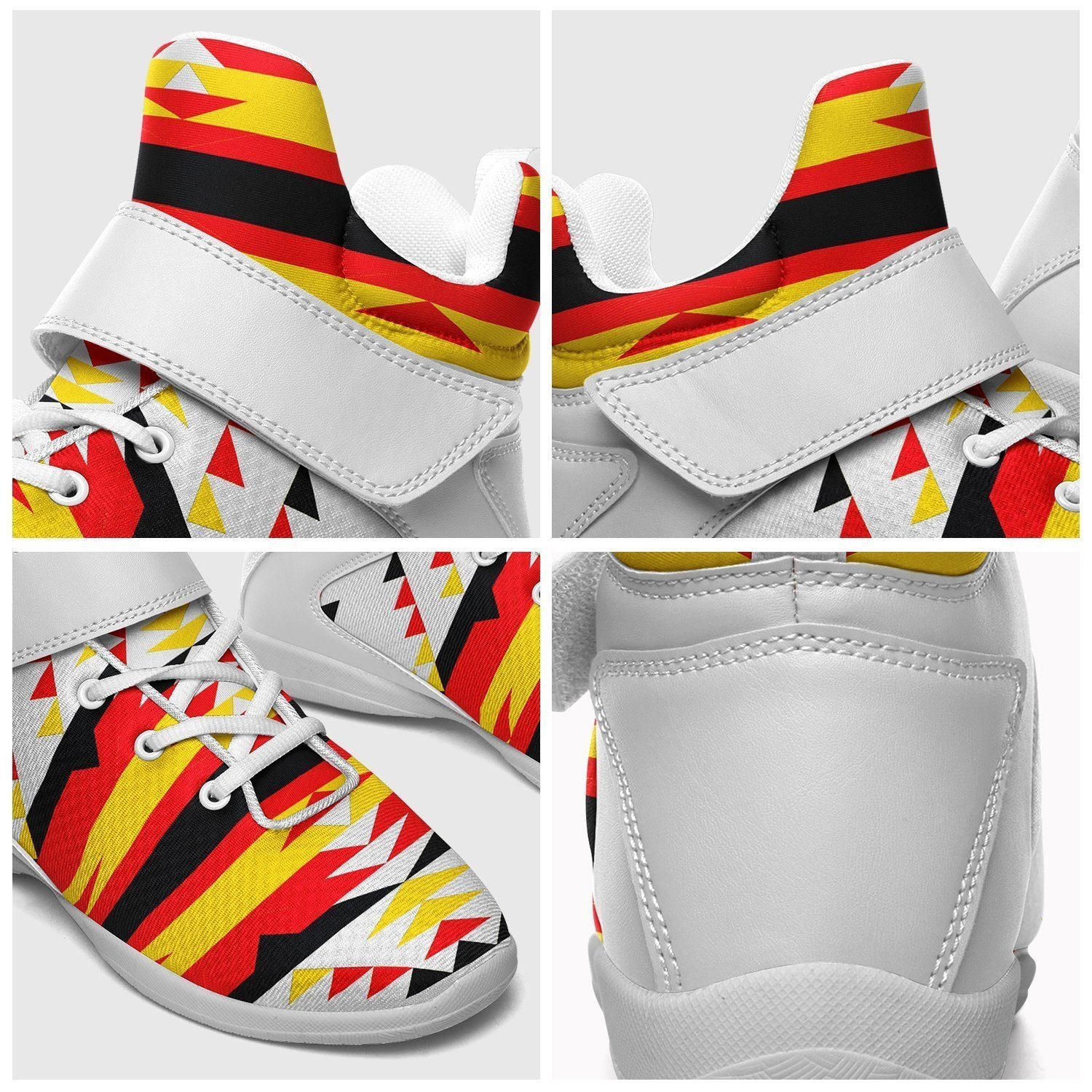 Visions of Peace Directions Ipottaa Basketball / Sport High Top Shoes - White Sole 49 Dzine