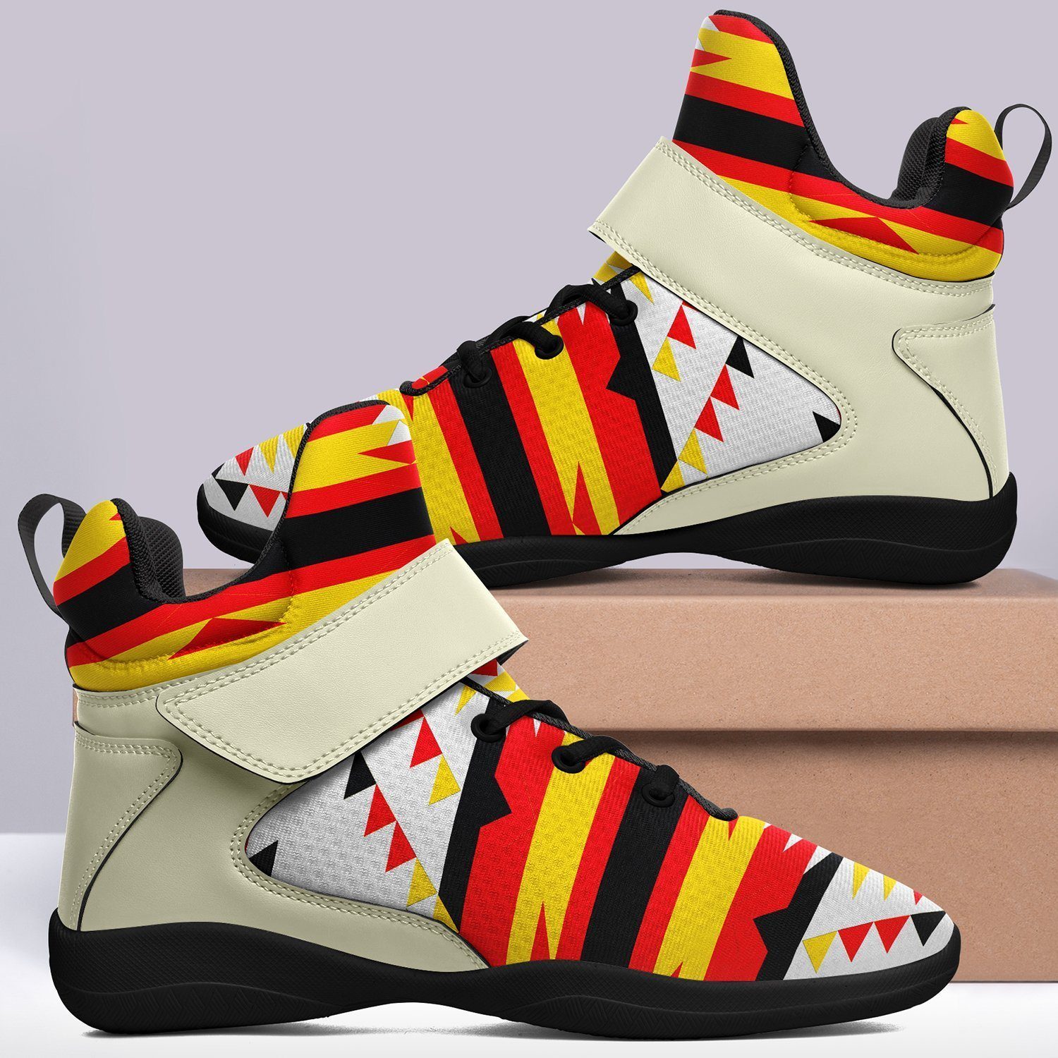 Visions of Peace Directions Kid's Ipottaa Basketball / Sport High Top Shoes 49 Dzine