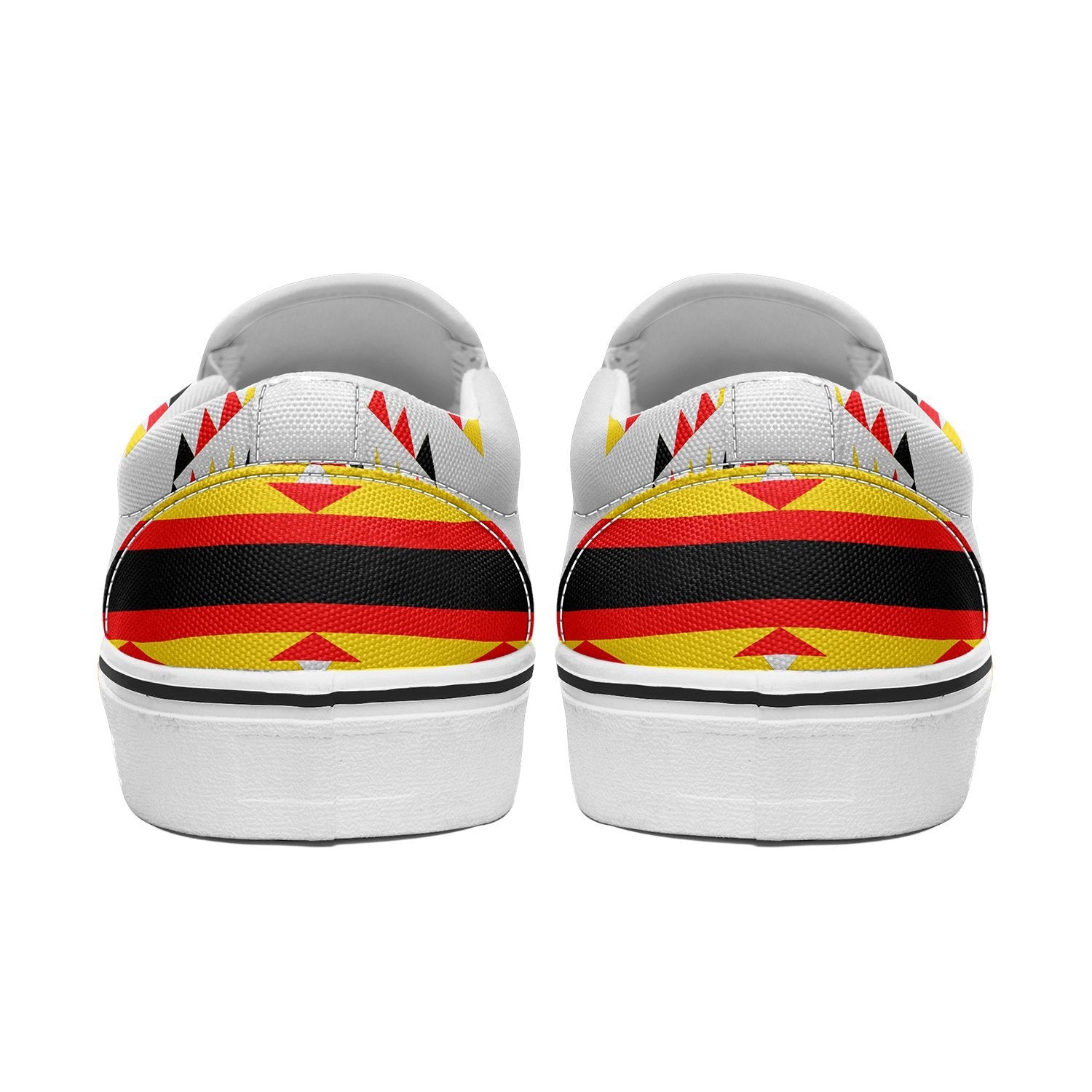 Visions of Peace Directions Otoyimm Canvas Slip On Shoes 49 Dzine