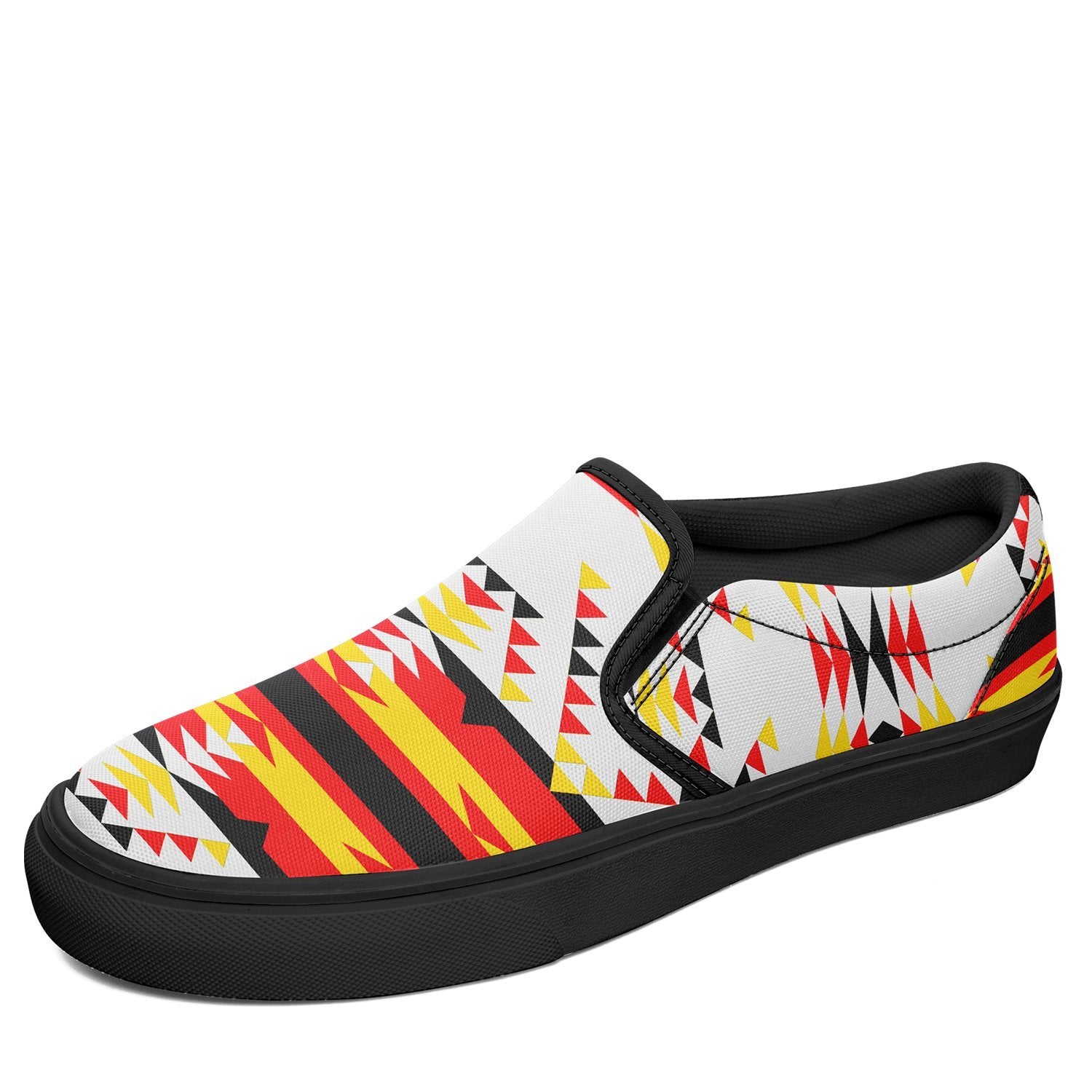 Visions of Peace Directions Otoyimm Canvas Slip On Shoes 49 Dzine