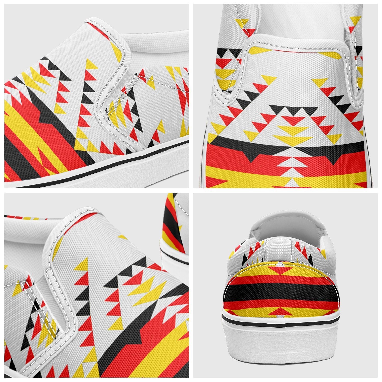 Visions of Peace Directions Otoyimm Canvas Slip On Shoes 49 Dzine
