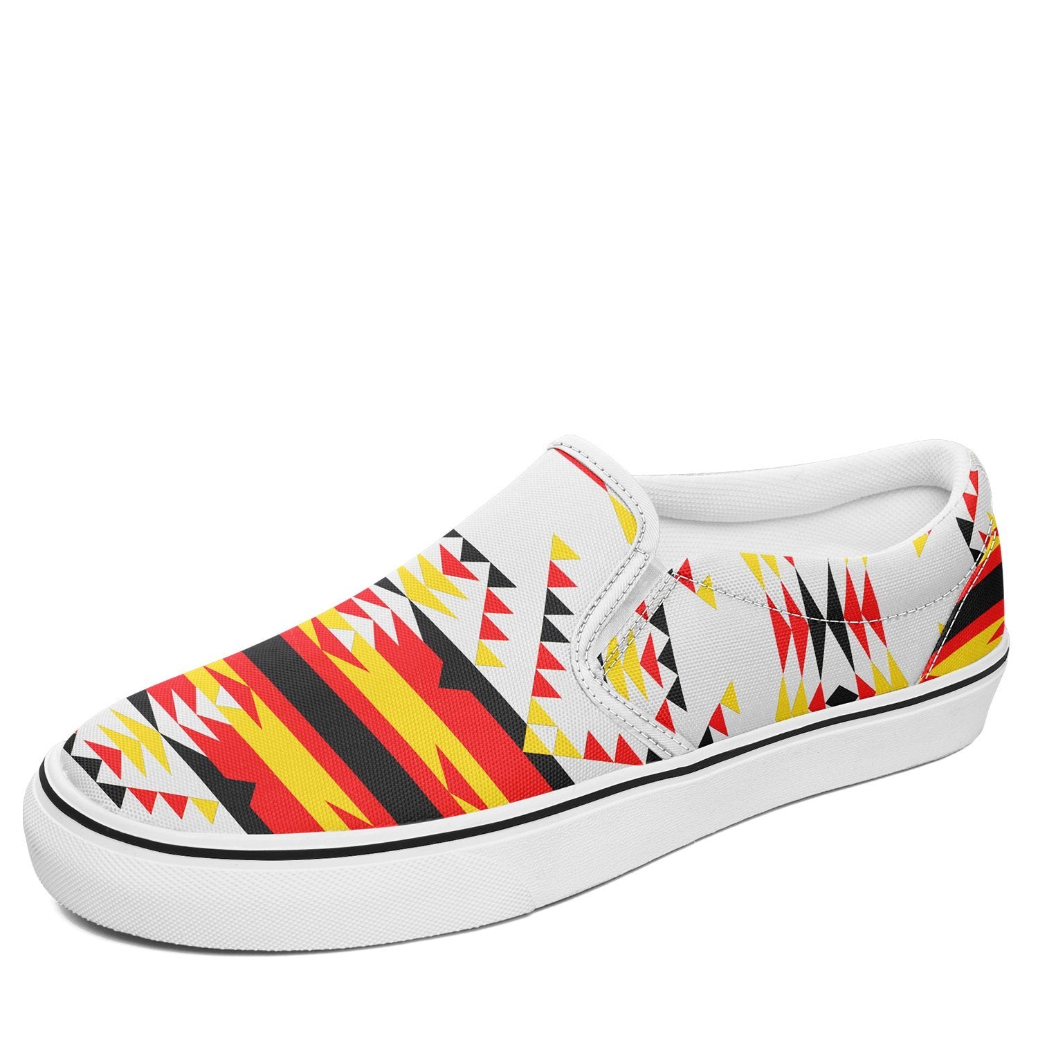 Visions of Peace Directions Otoyimm Canvas Slip On Shoes 49 Dzine