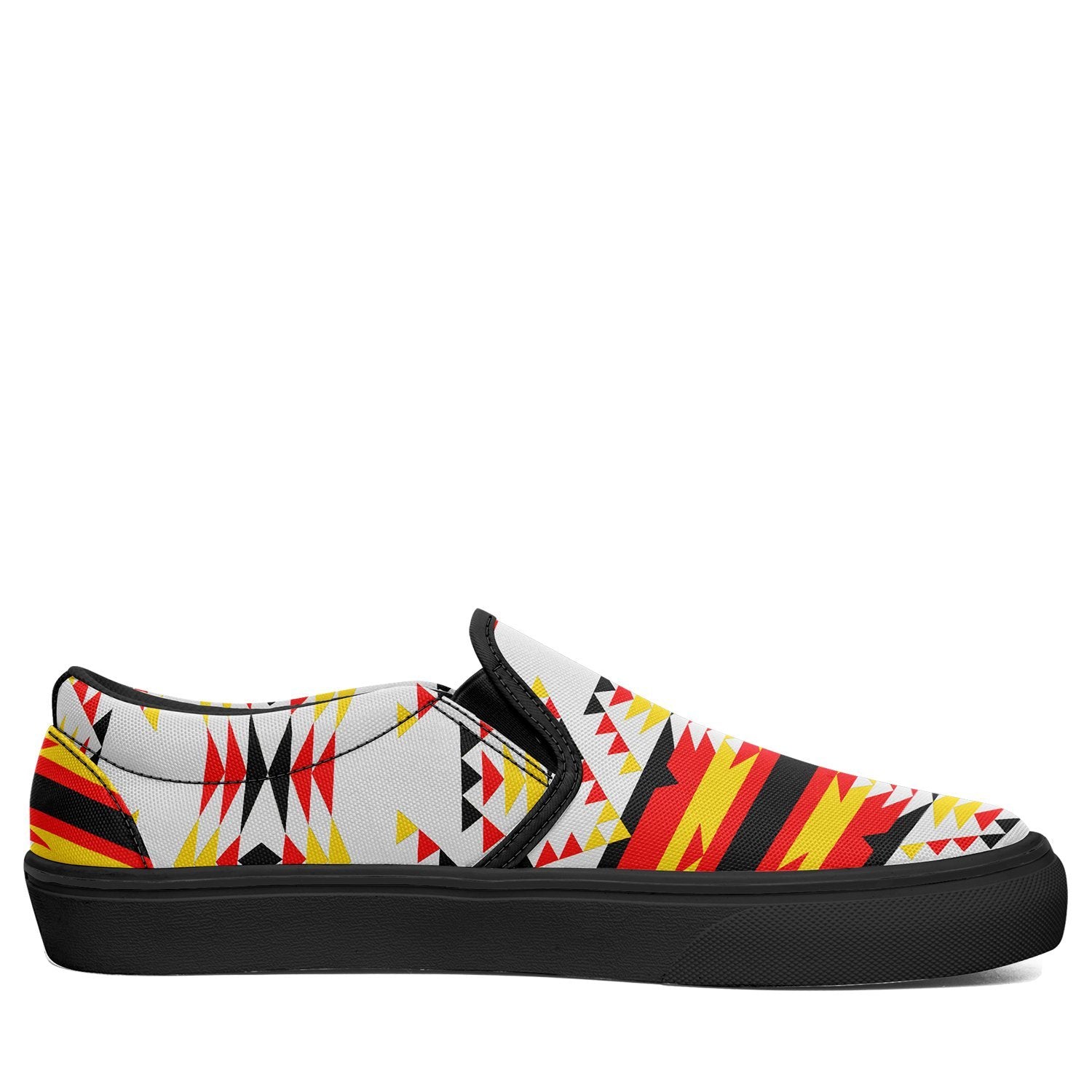 Visions of Peace Directions Otoyimm Canvas Slip On Shoes 49 Dzine