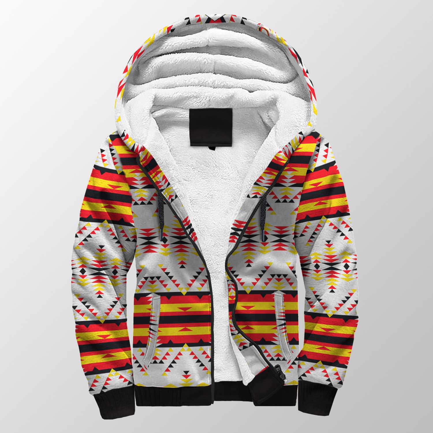 Visions of Peace Directions Sherpa Hoodie 49 Dzine