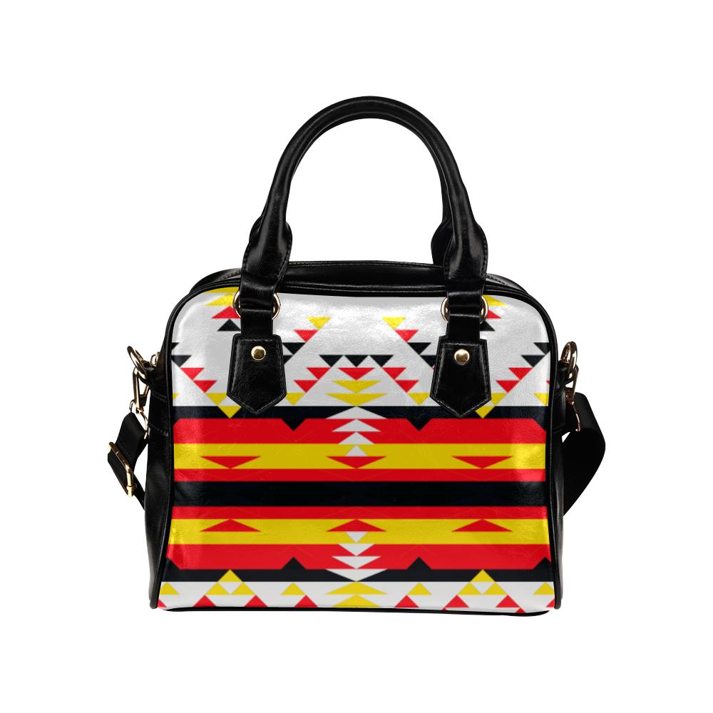 Visions of Peace Directions Shoulder Handbag (Model 1634) Shoulder Handbags (1634) e-joyer