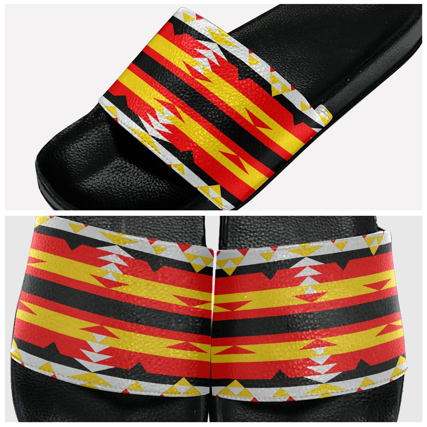 Visions of Peace Directions Slide Sandals 49 Dzine