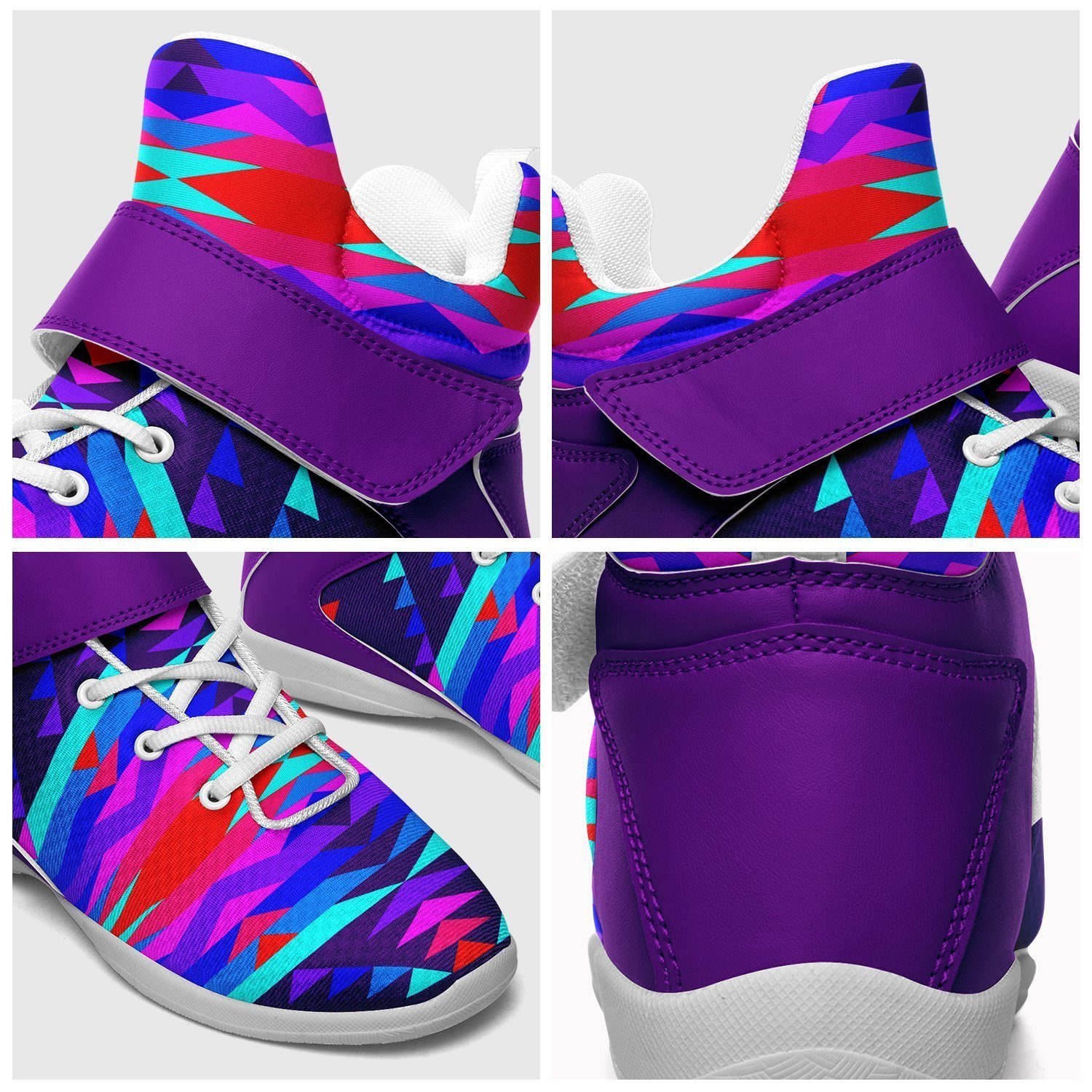 Visions of Peace Ipottaa Basketball / Sport High Top Shoes - White Sole 49 Dzine