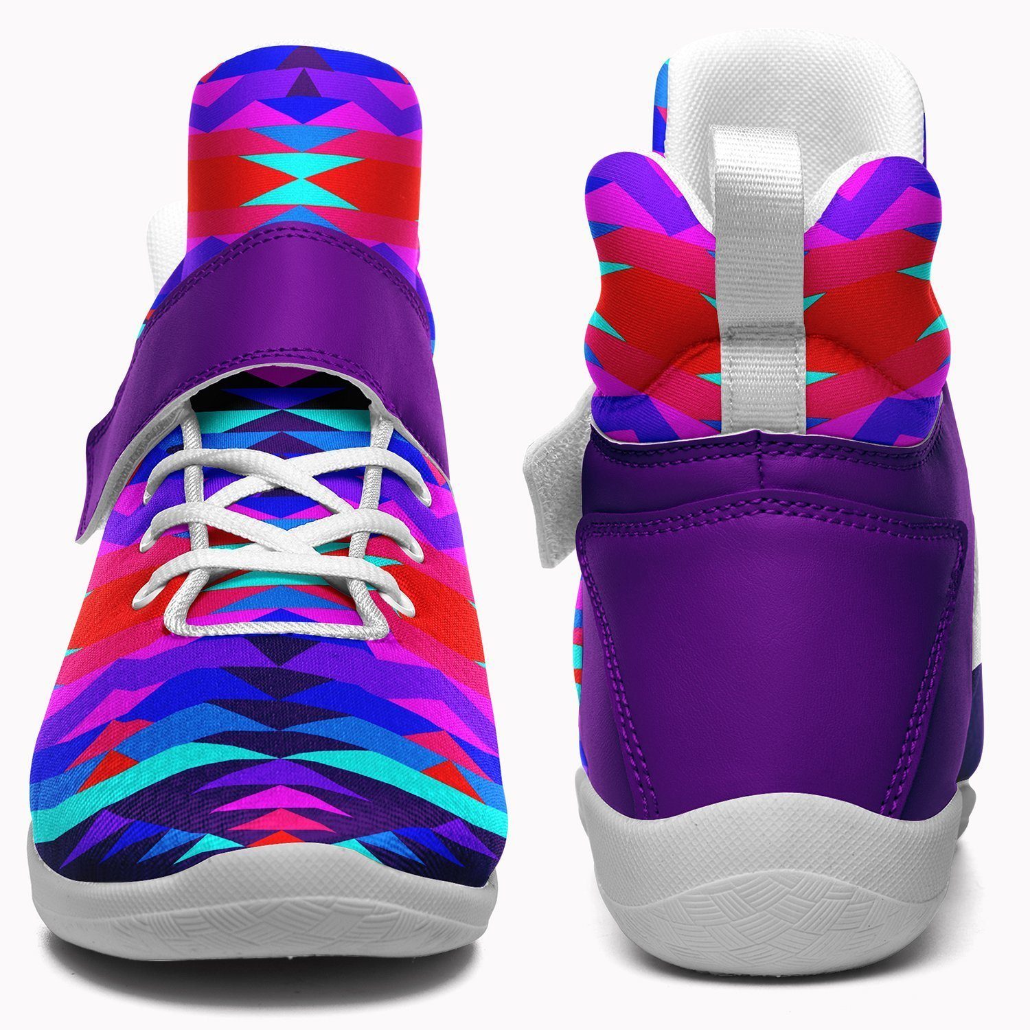 Visions of Peace Ipottaa Basketball / Sport High Top Shoes - White Sole 49 Dzine